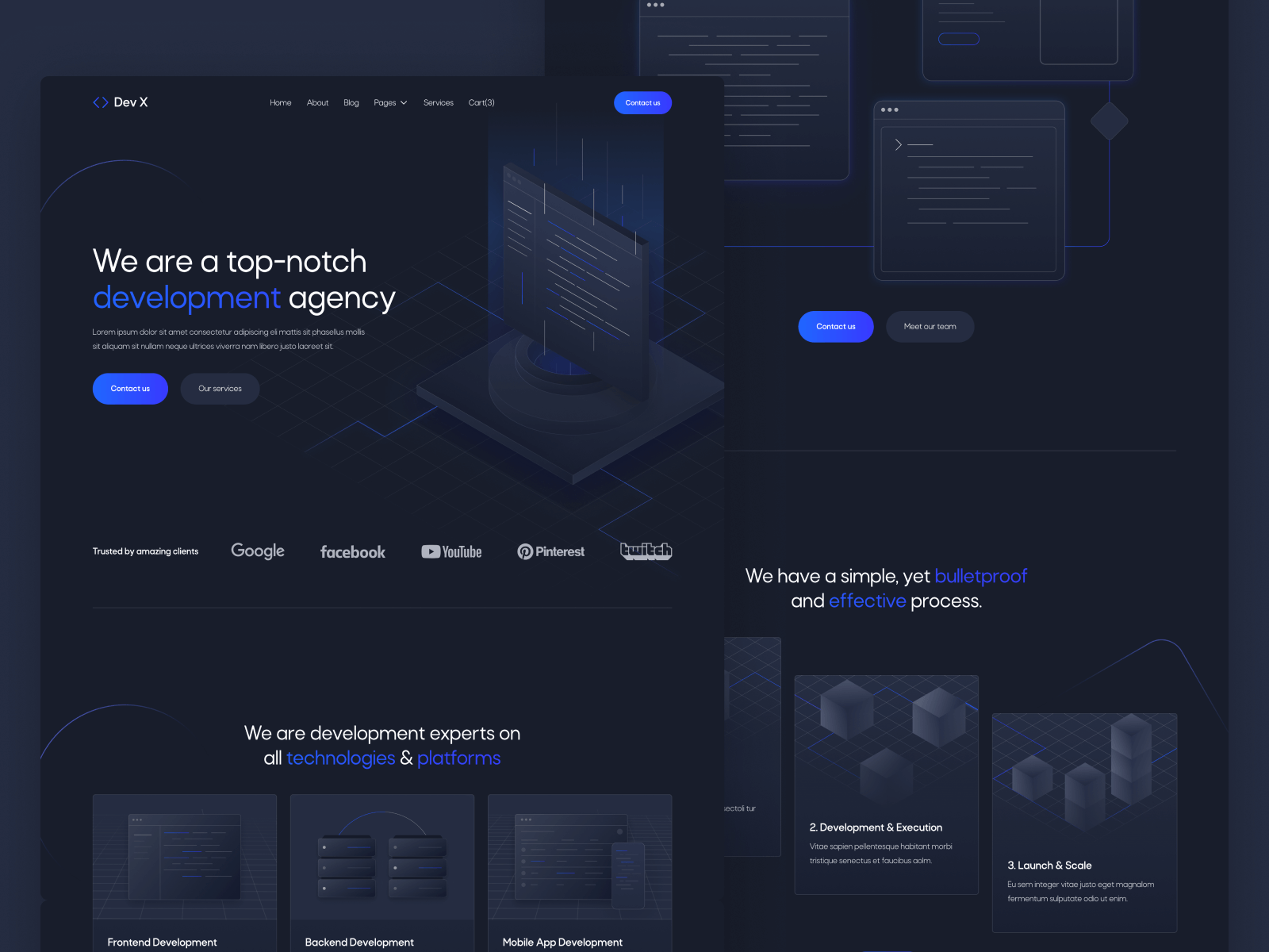Template de Agencia de Tecnología para Webflow