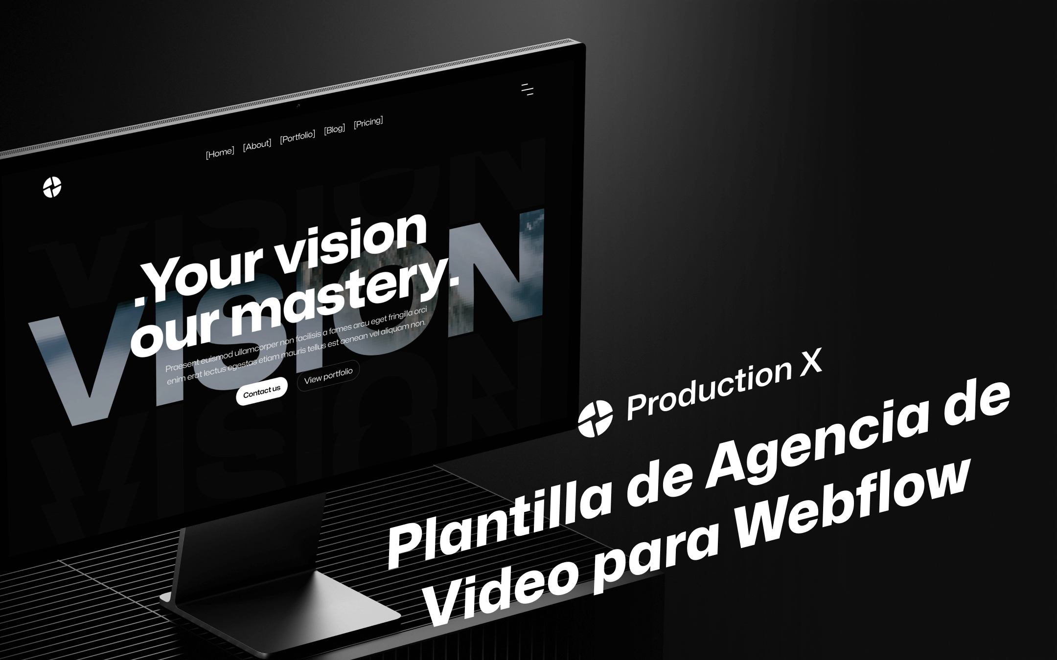 Plantilla de Agencia de Video para Webflow