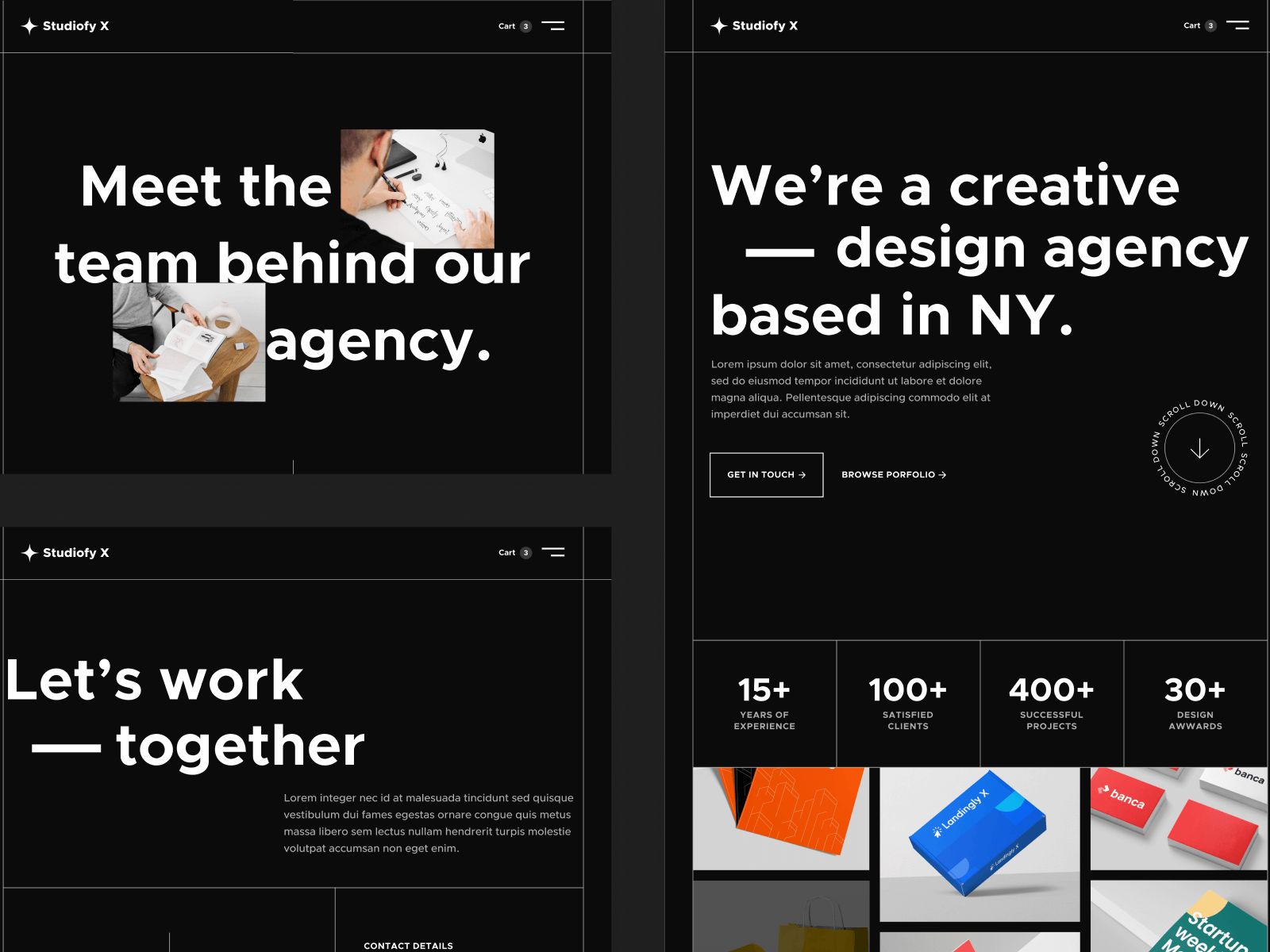 Plantilla de Agencia de Diseño para Webflow