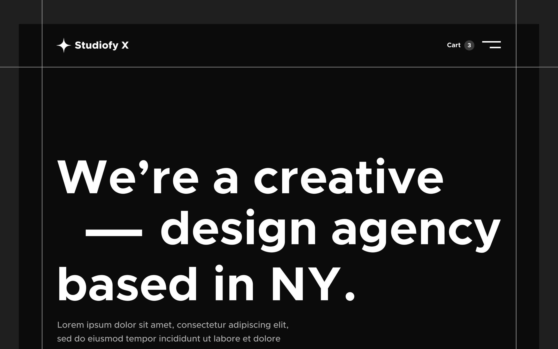 Plantilla de Estudio de Diseño para Webflow