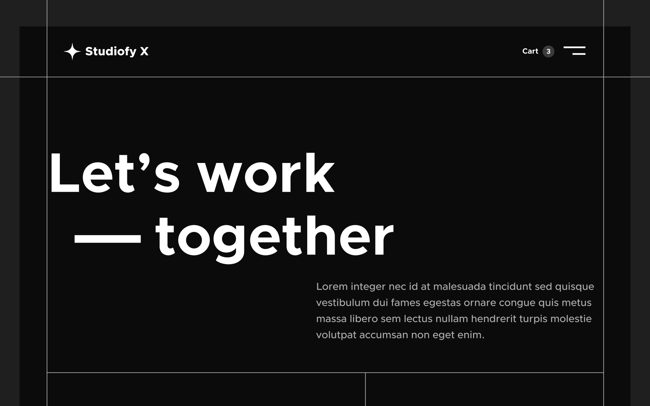 Studiofy X Template para Webflow