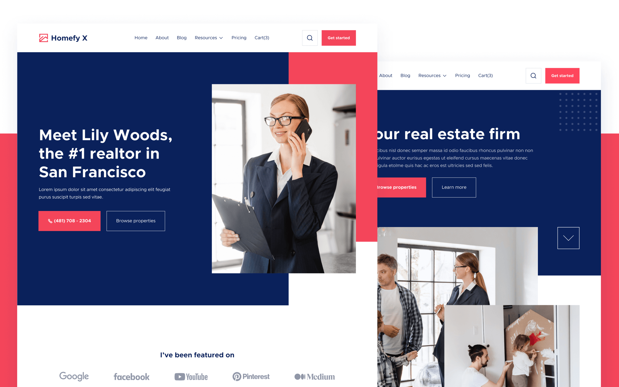 Homefy X Template para Webflow