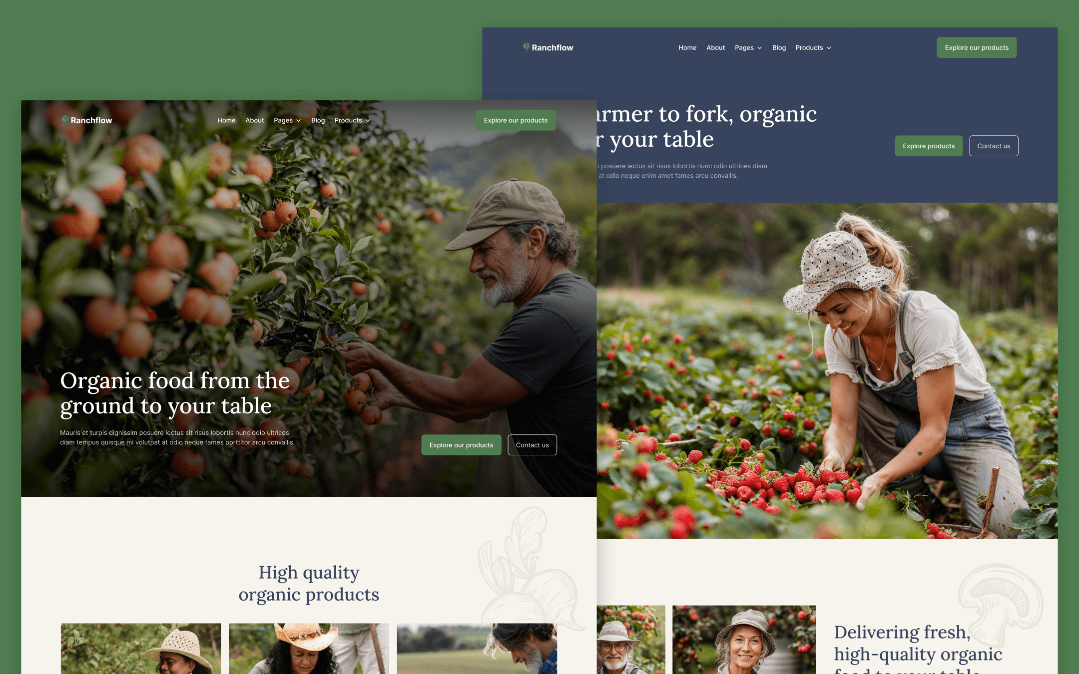 Ranchflow Template para Webflow