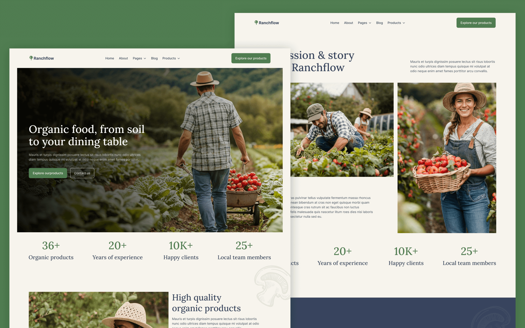 Ranchflow Template para Webflow