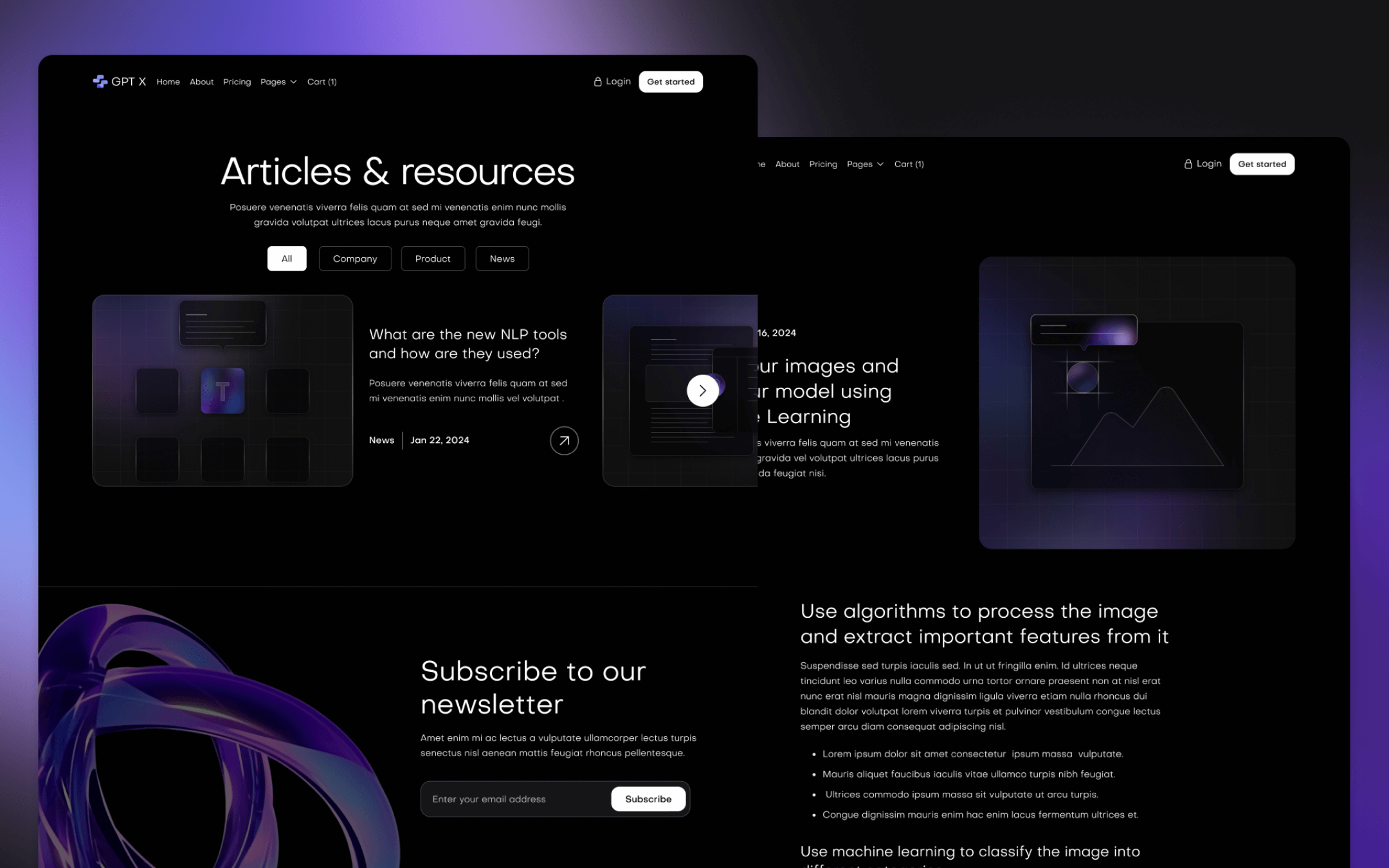GPT X Template para Webflow