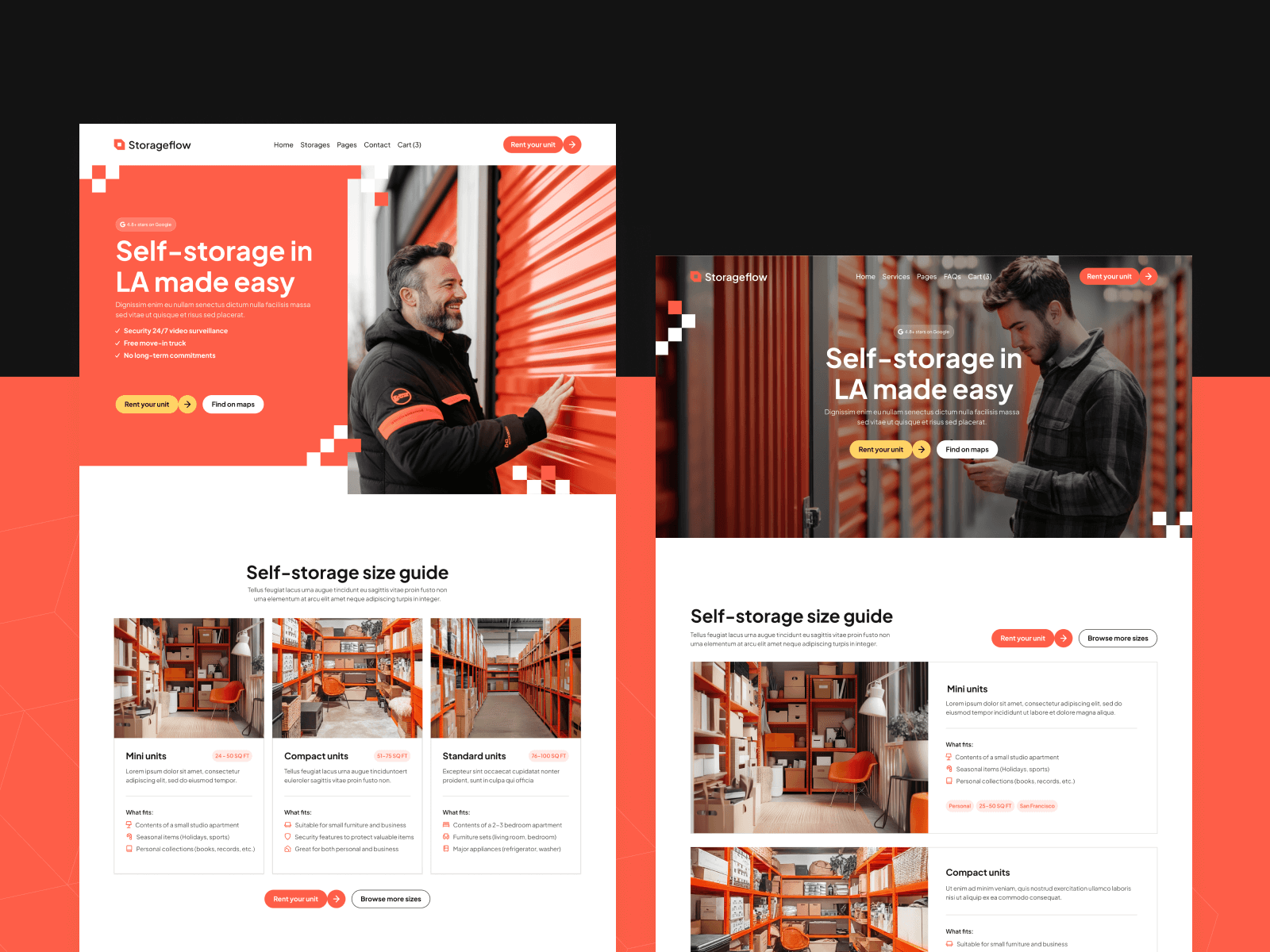 Plantilla de Almacenamiento Local para Webflow