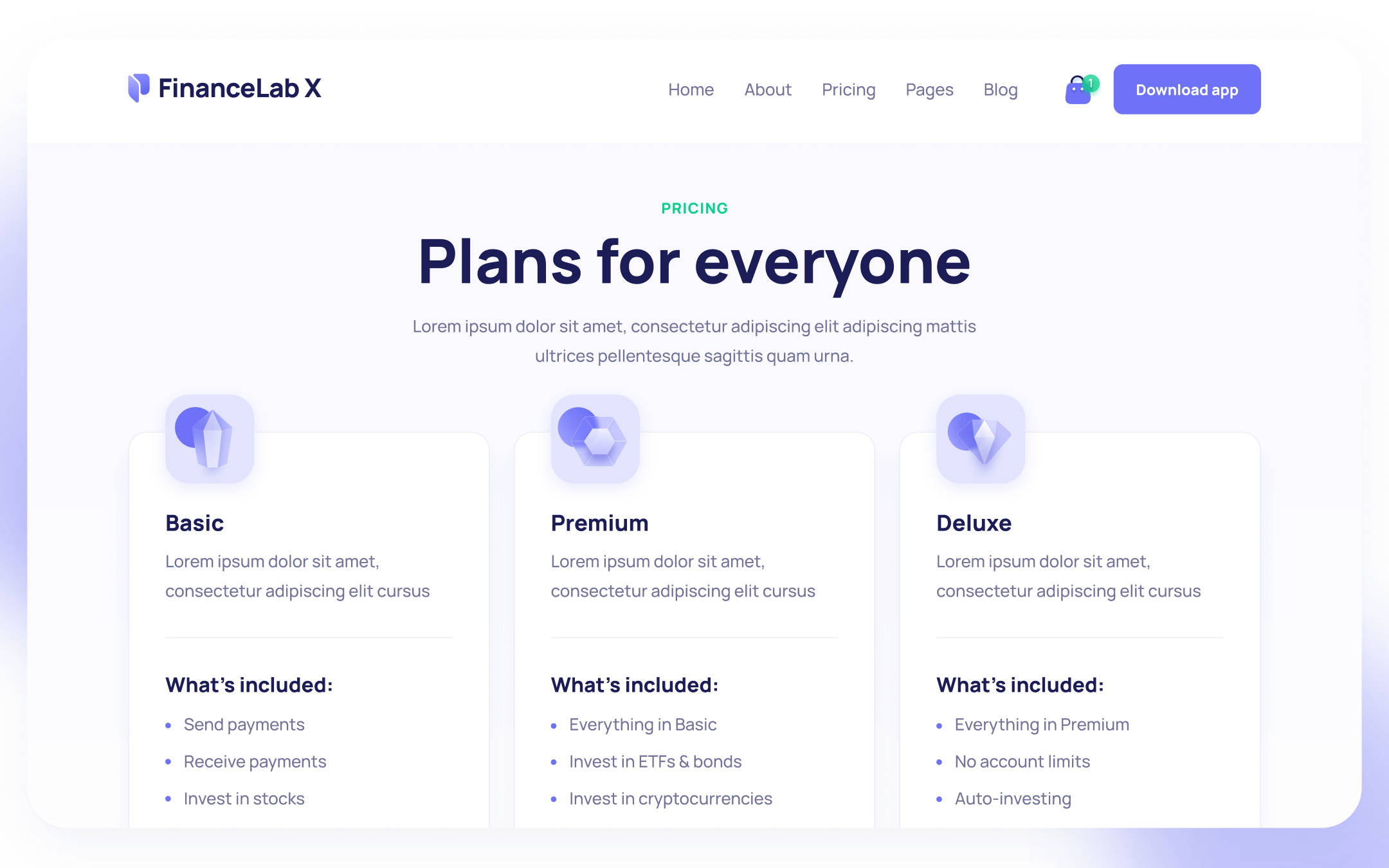FinanceLab X Webflow Template