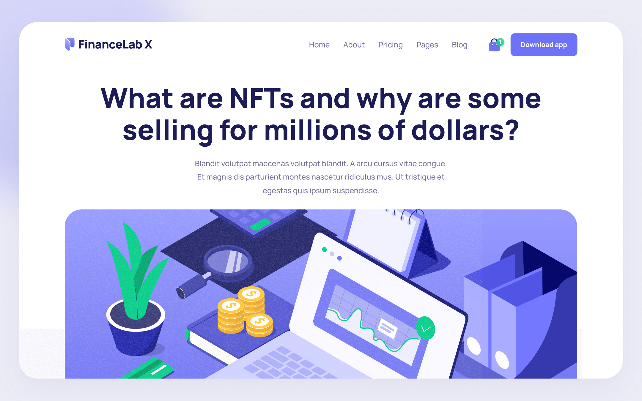 FinanceLab X Webflow Template