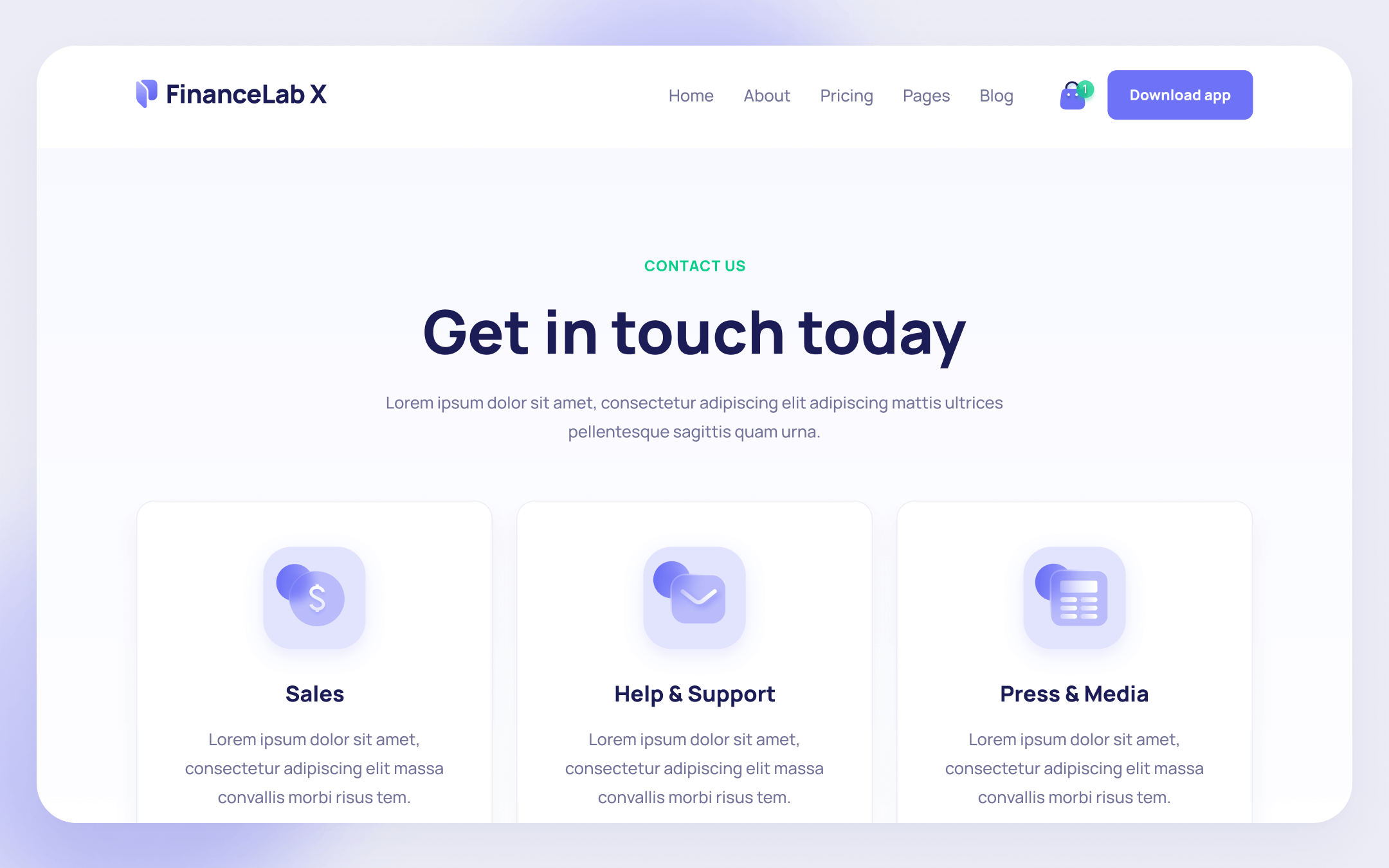 FinanceLab X Webflow Template