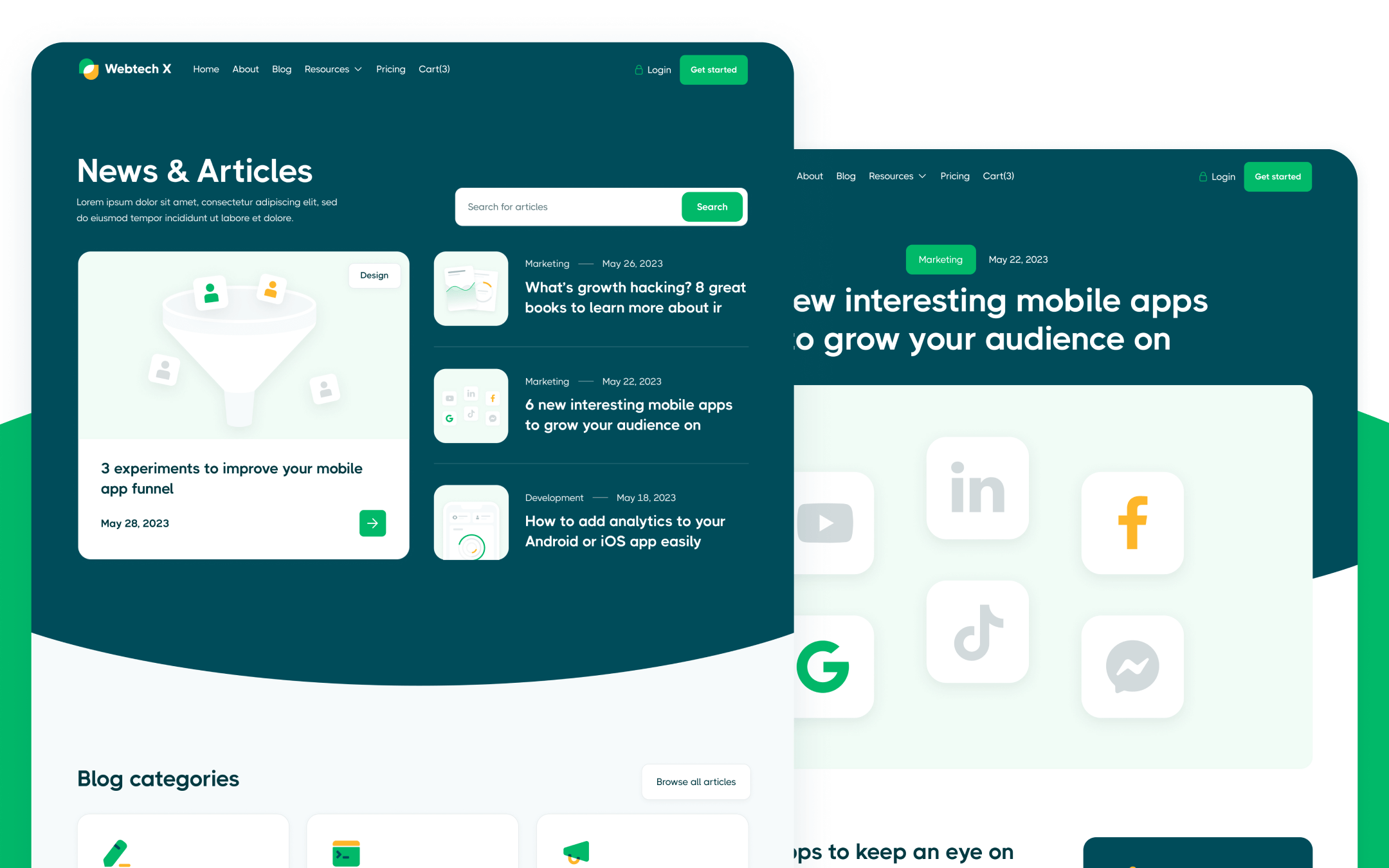 Webtech X Template para Webflow