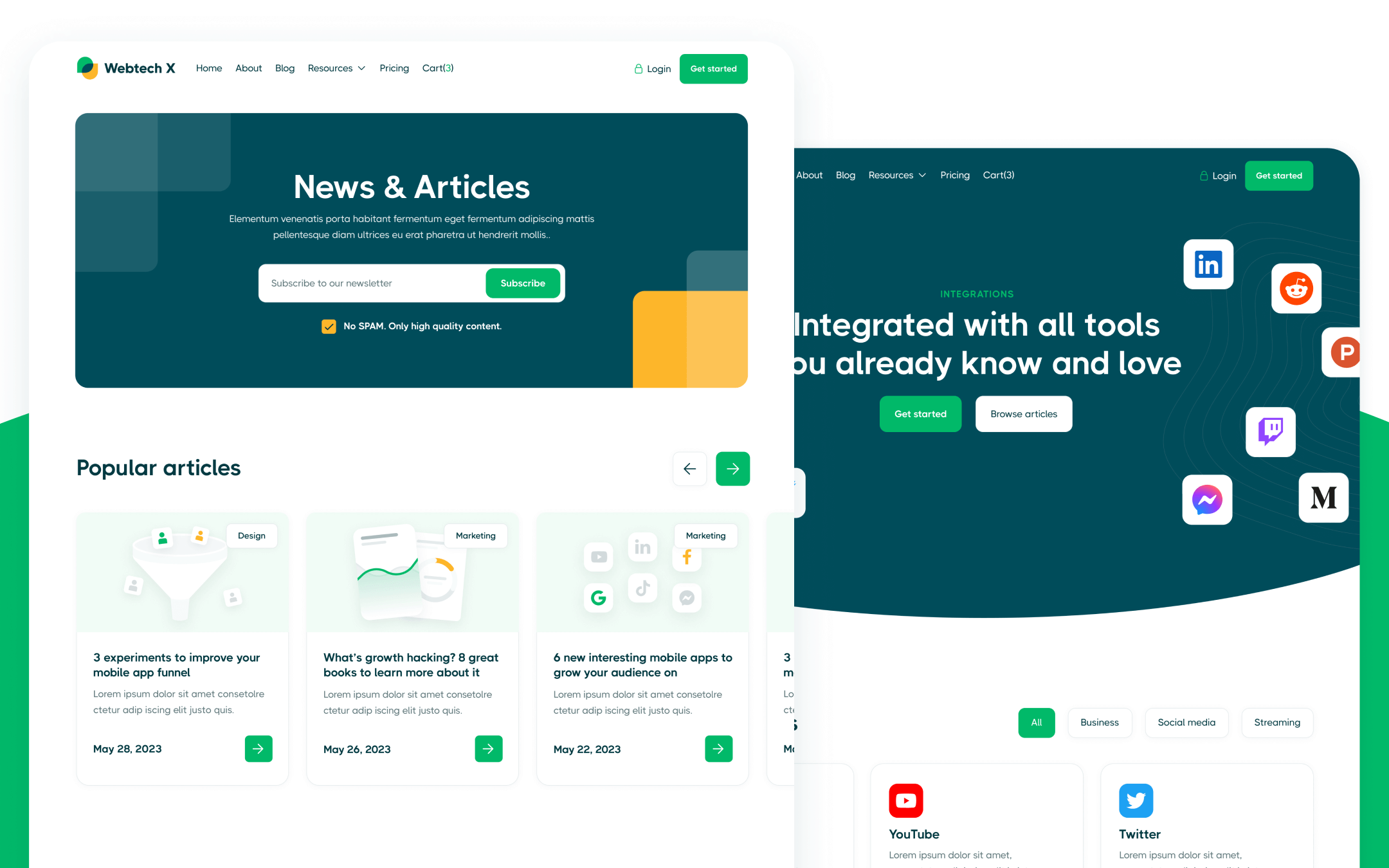 Webtech X Template para Webflow