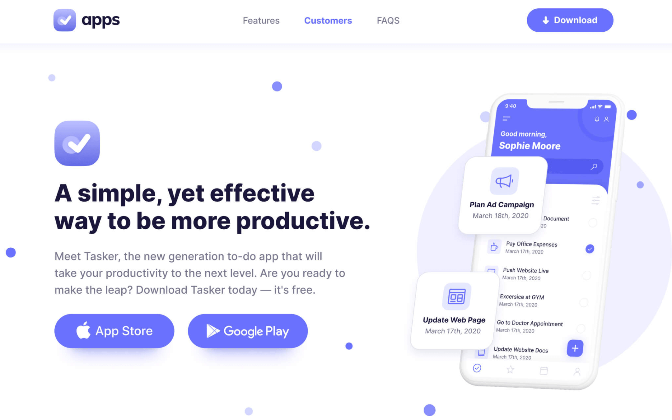 Apps Template para Webflow