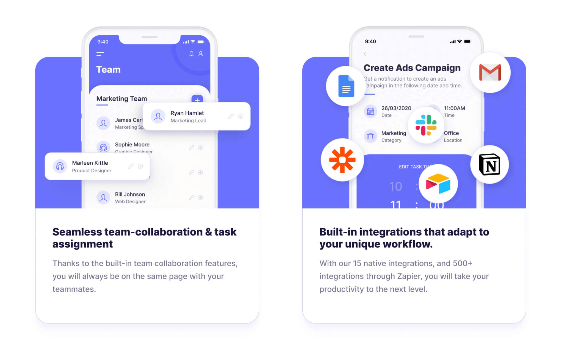 Apps Template para Webflow