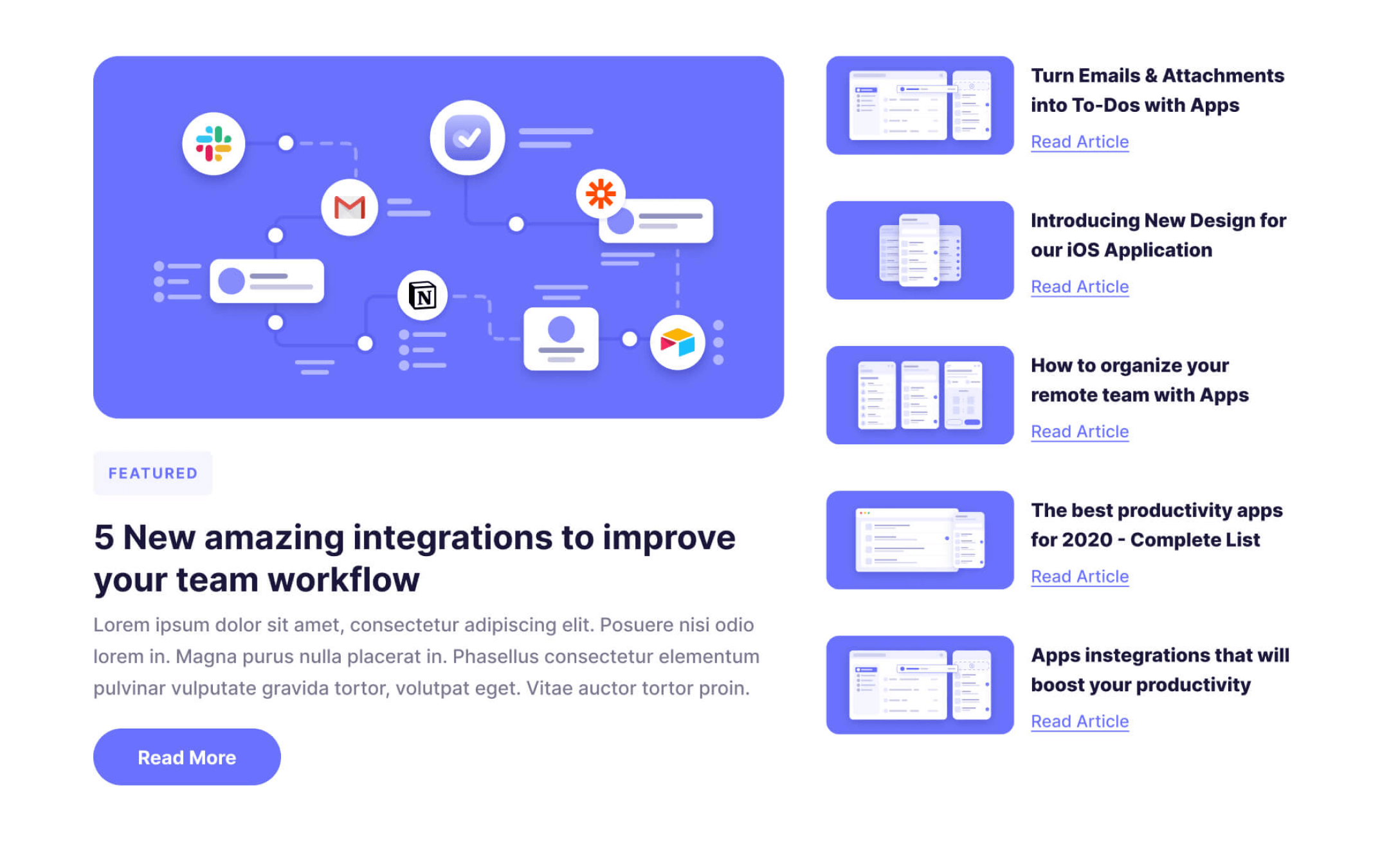 Apps Template para Webflow