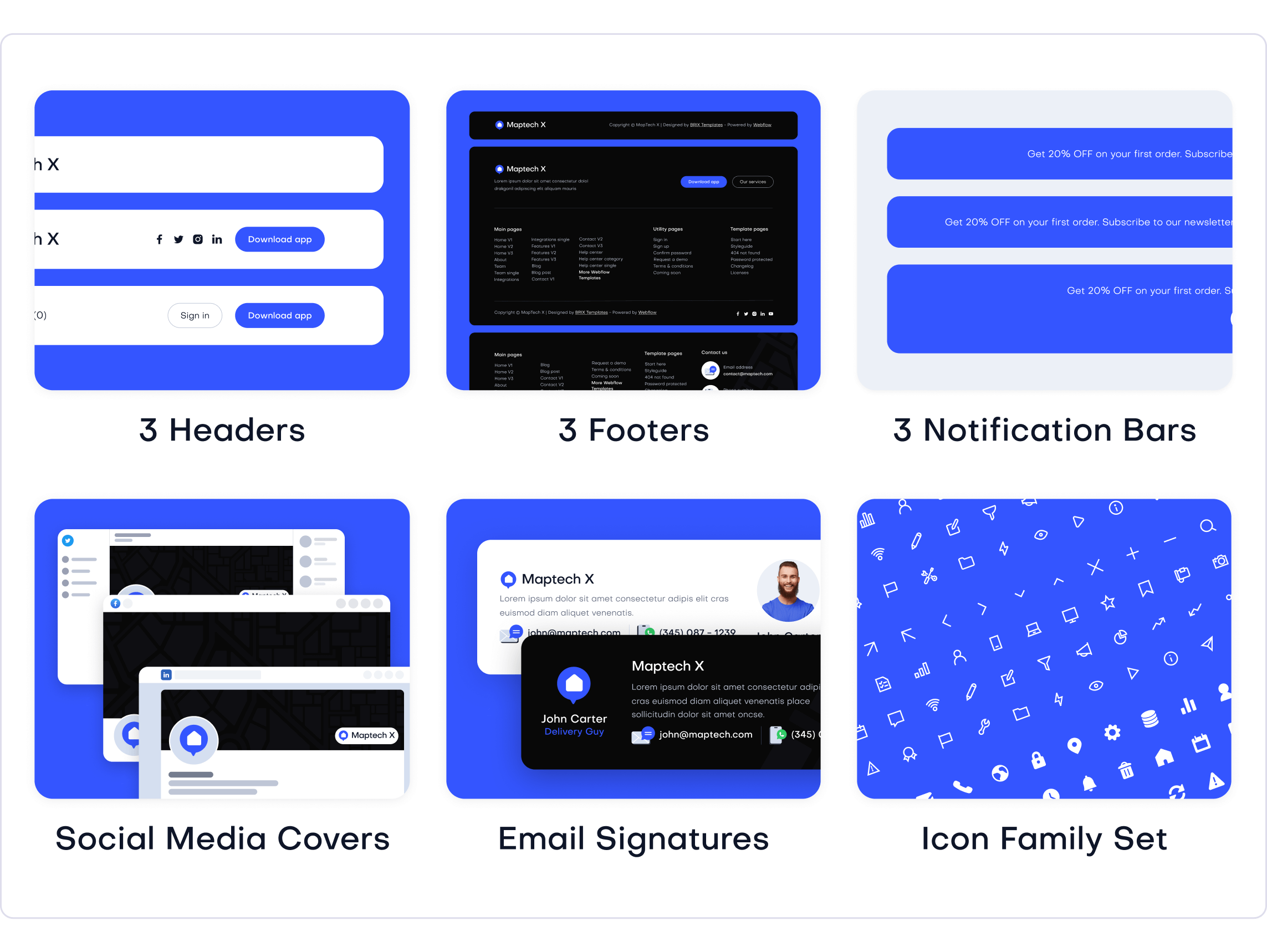 MapTech X | Delivery App Webflow Template Benefits