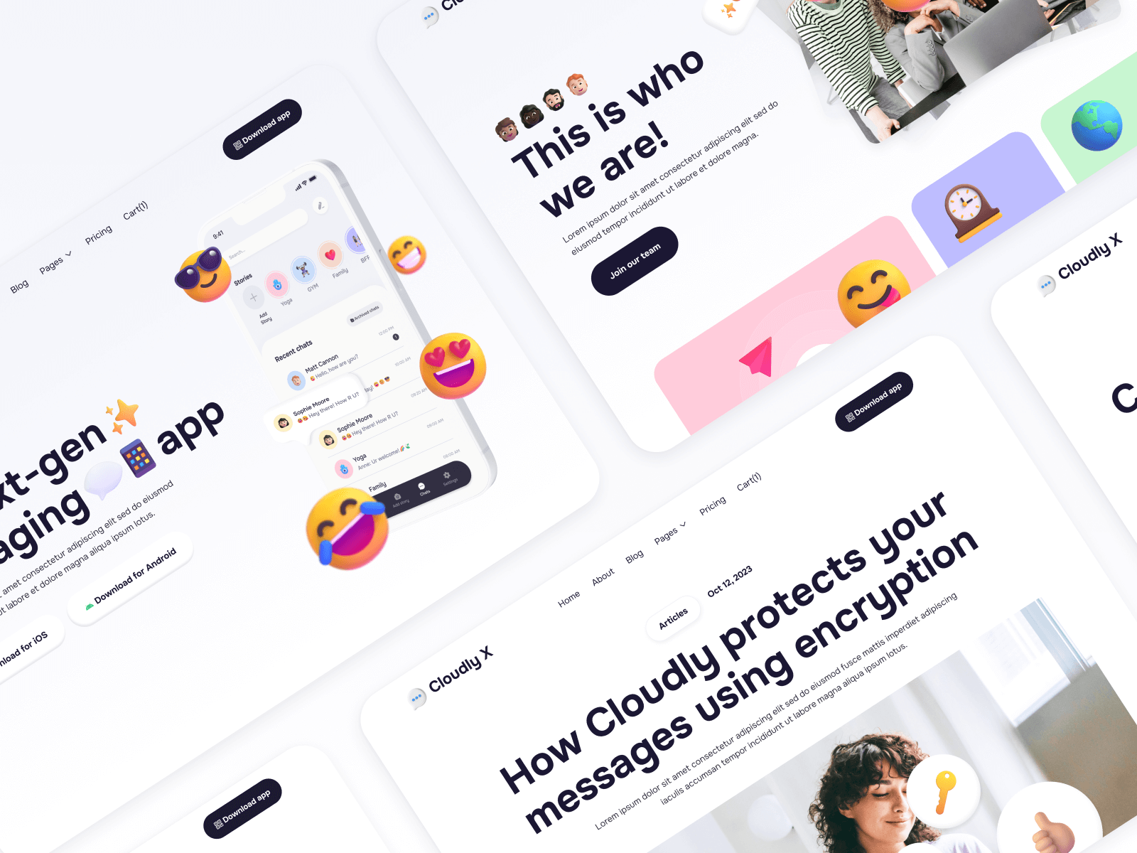 Plantilla para Webflow de Aplicación de Tecnología