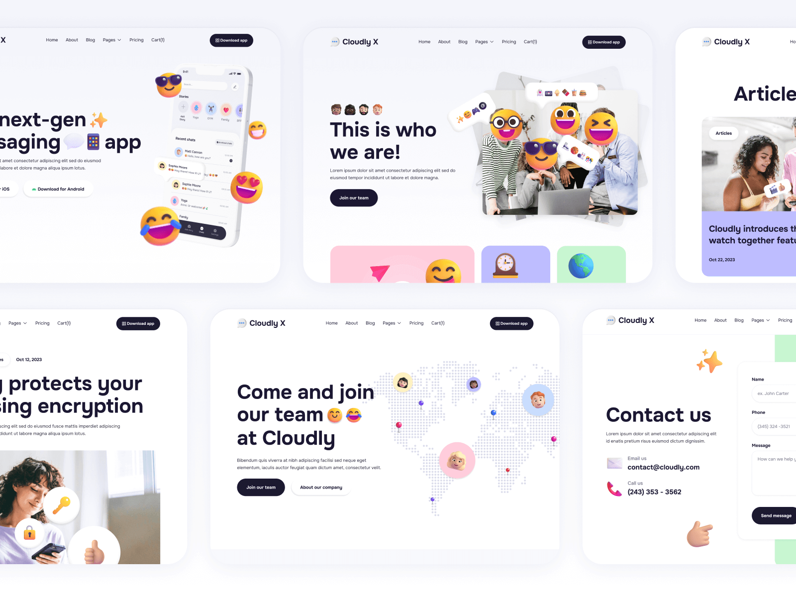 Plantilla de App para Webflow