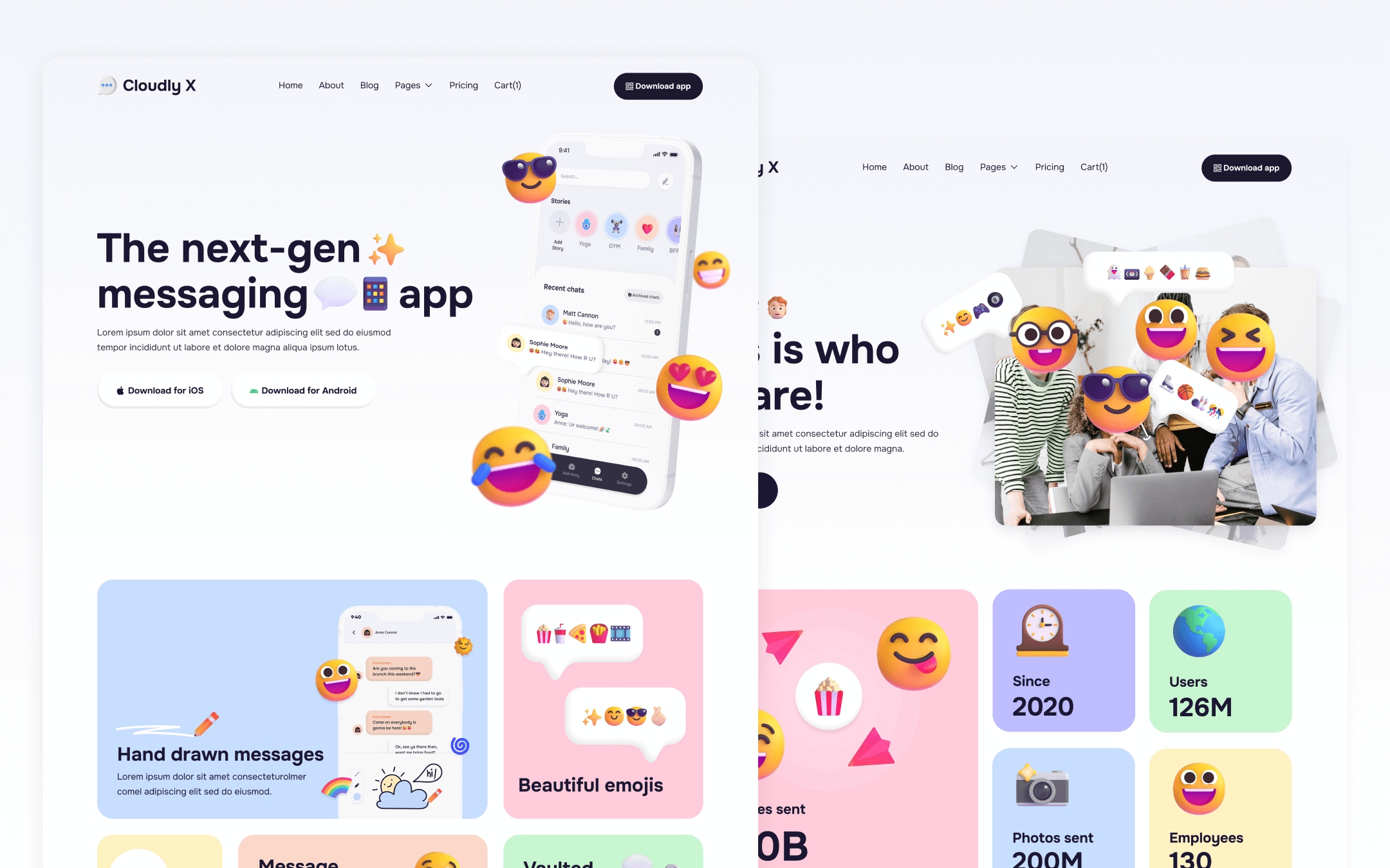 Plantilla de Applicación de Technología para Webflow