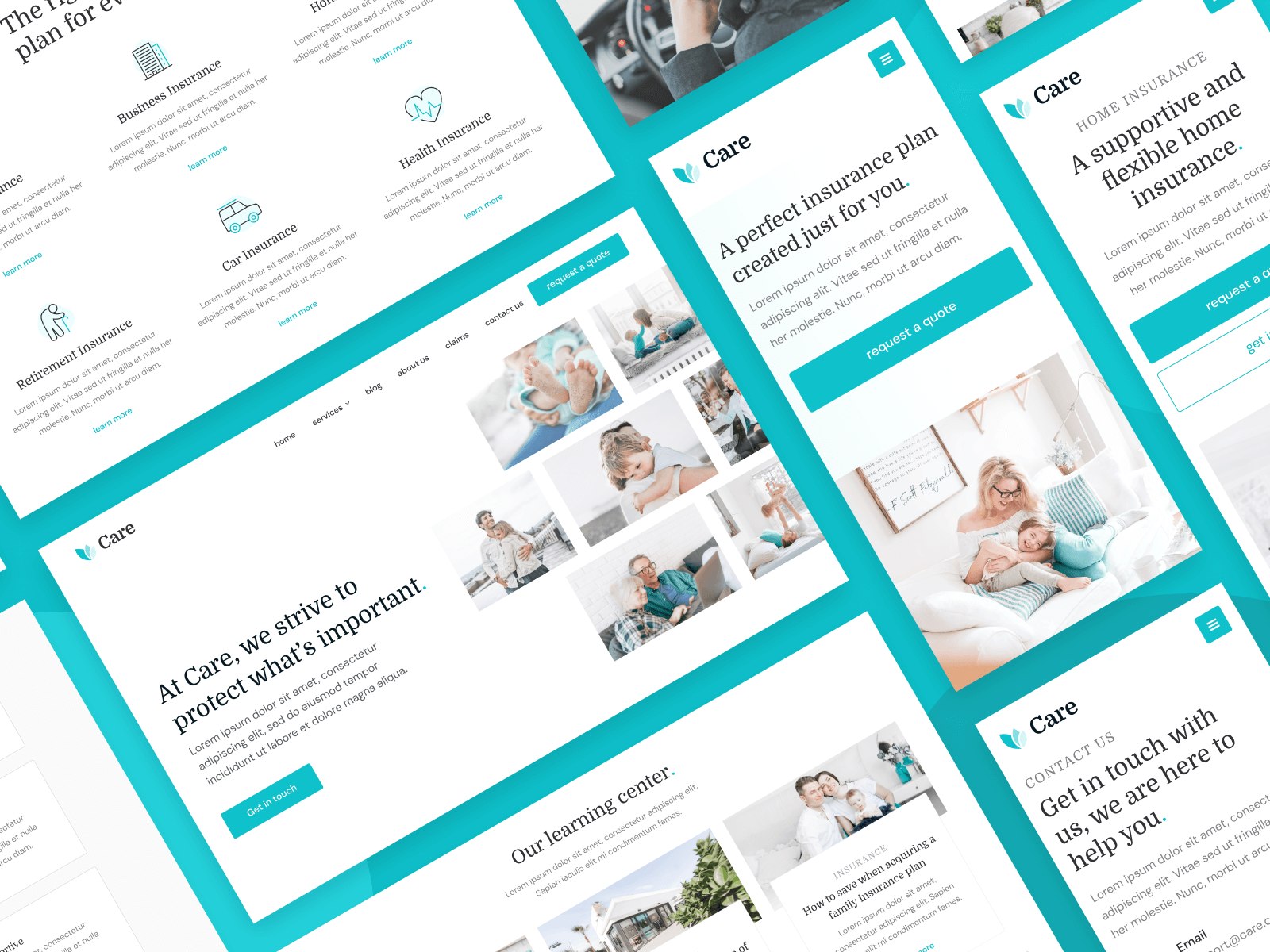 Plantilla para Webflow de Aseguradora