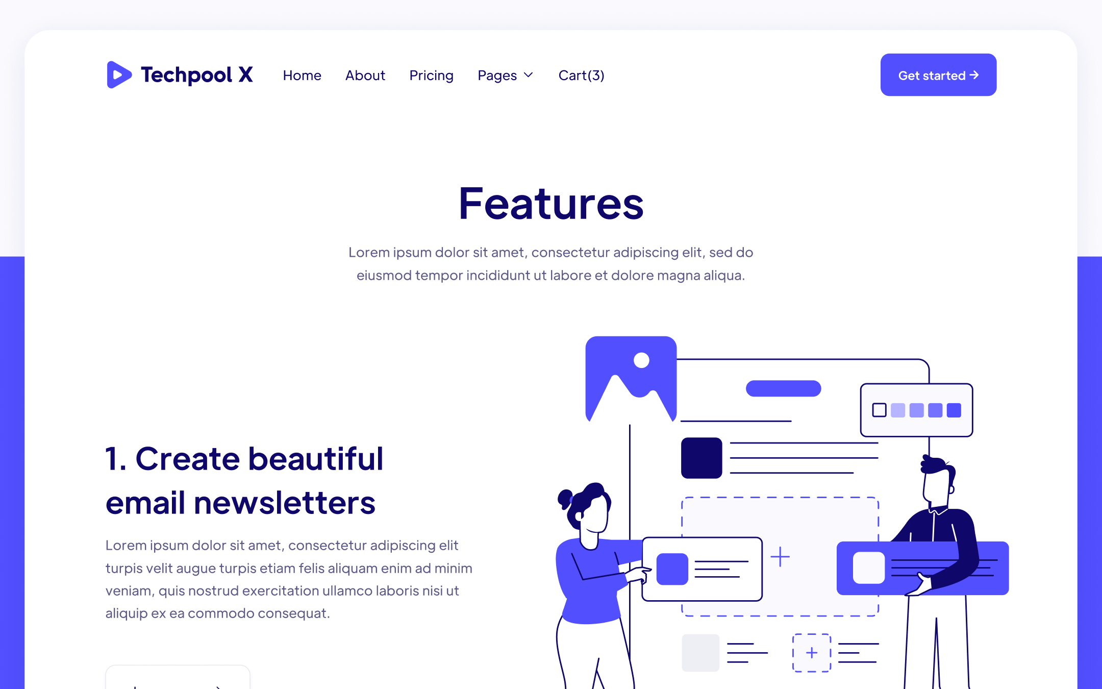 Techpool X Template para Webflow