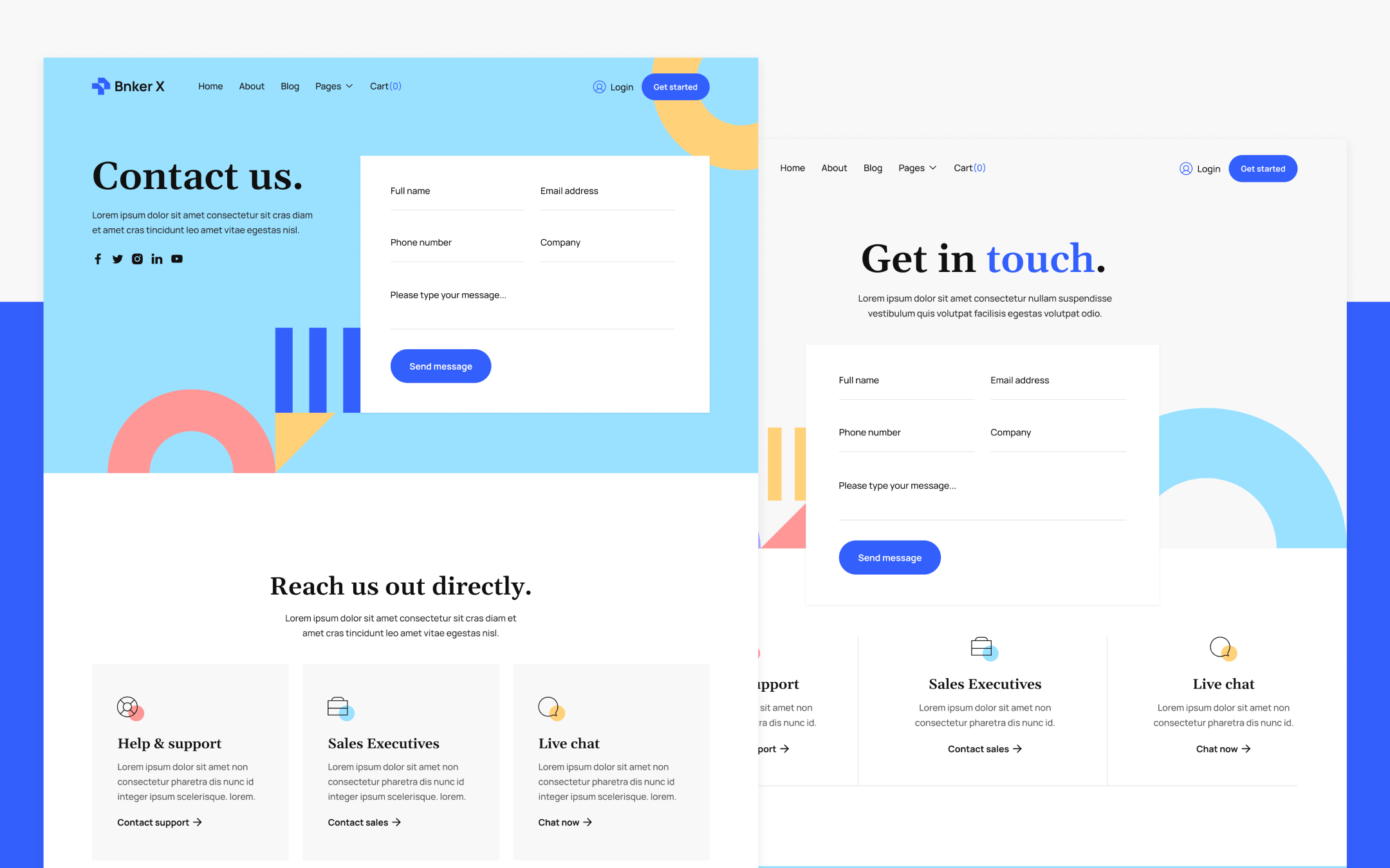 Bnker X Template para Webflow