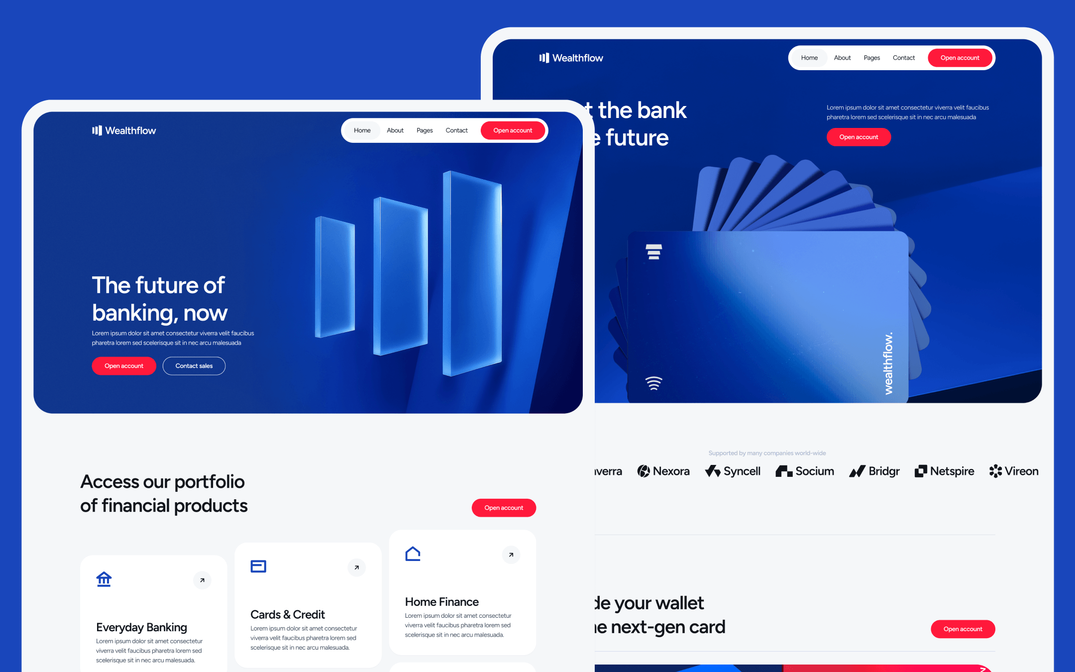 Wealthflow Template para Webflow