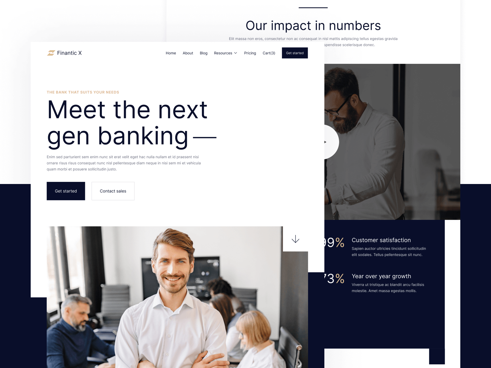 Template de Fintech para Webflow