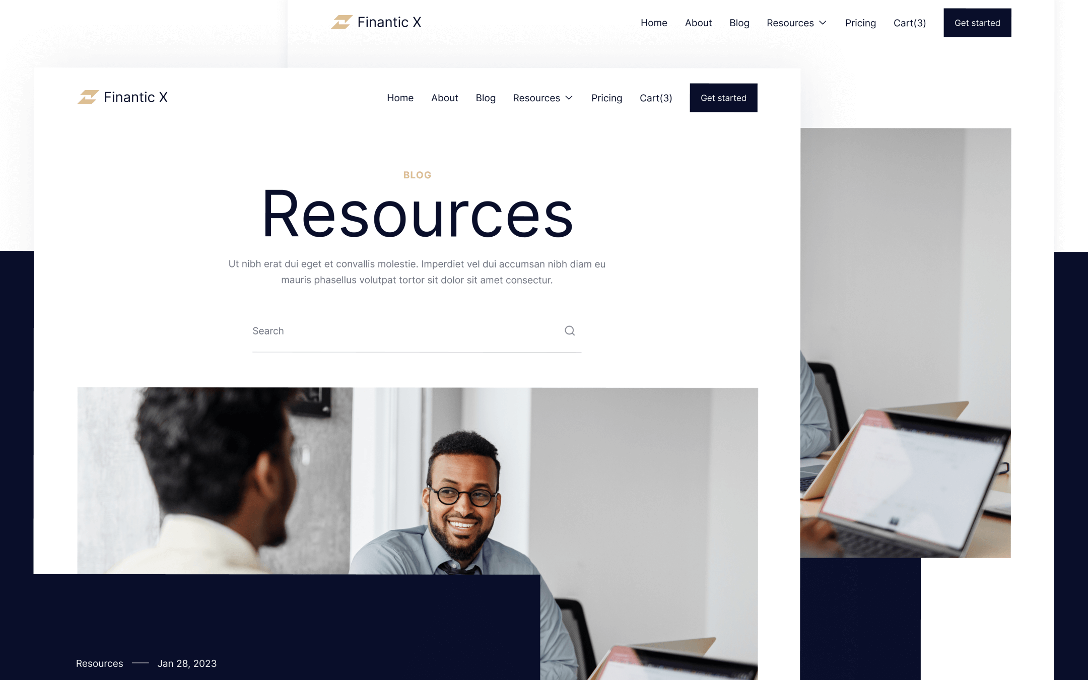 Finantic X Webflow Template