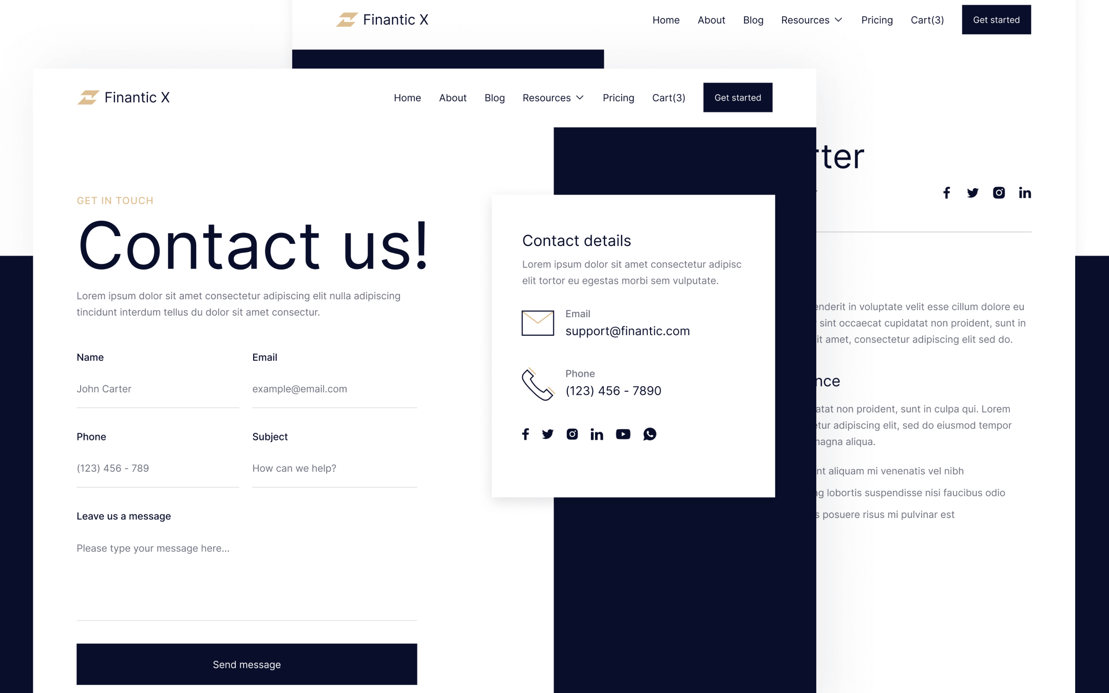 Finantic X Webflow Template