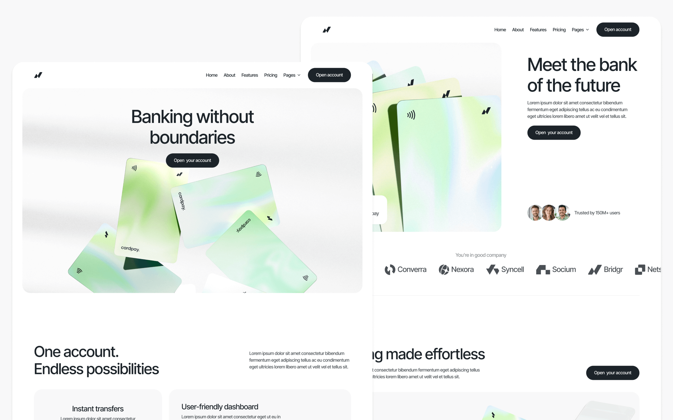 Cardpay Template para Webflow