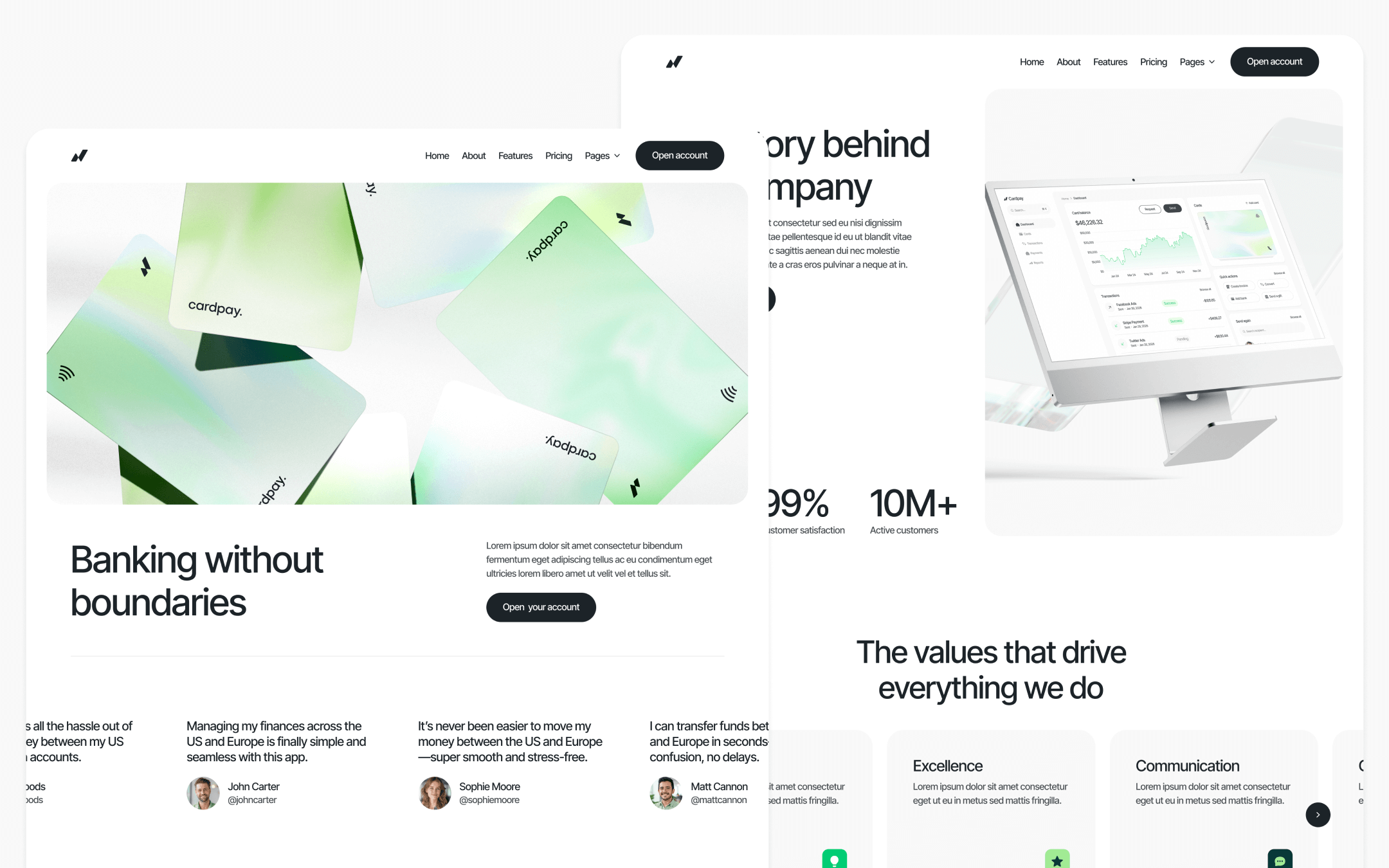 Cardpay Template para Webflow