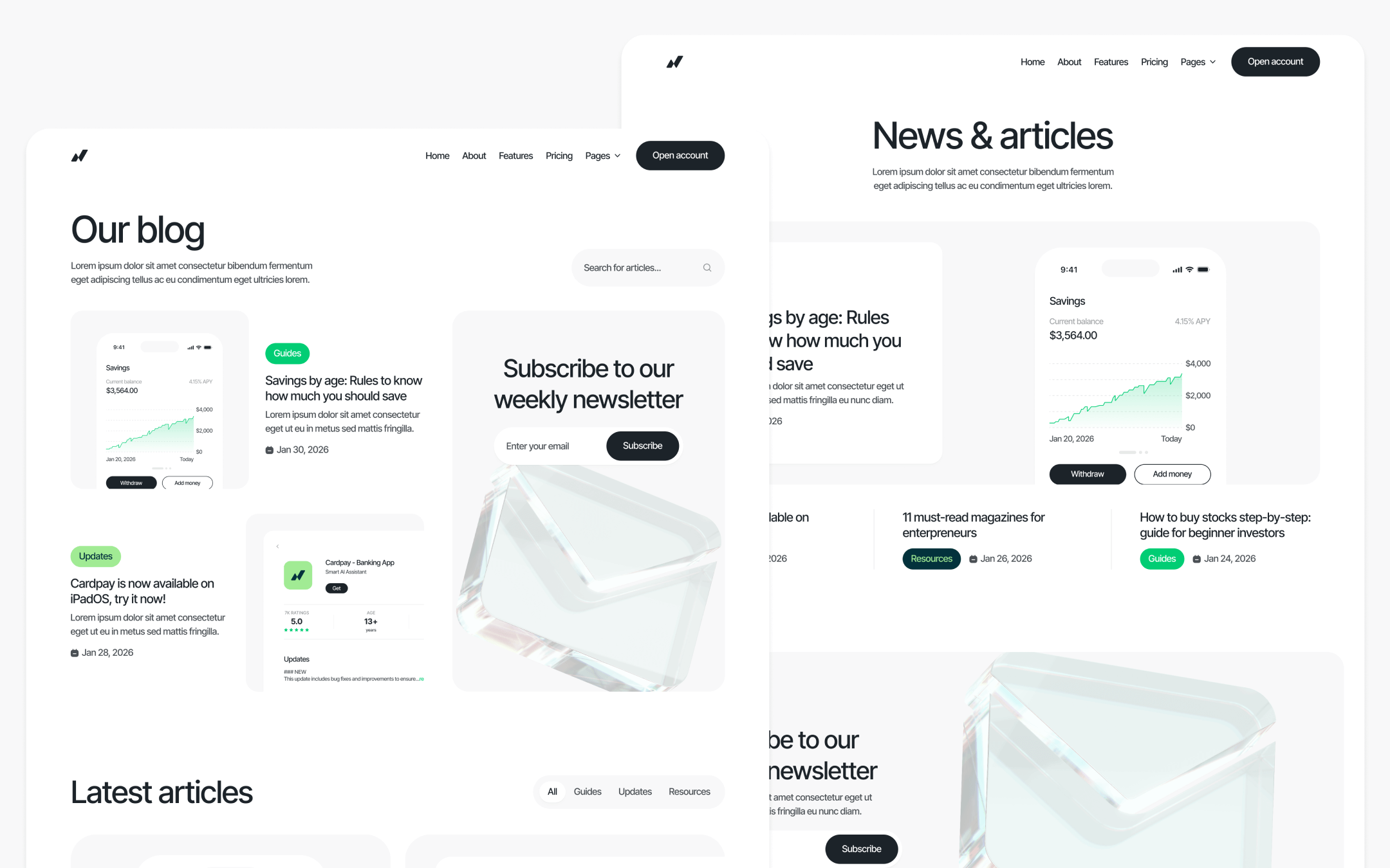 Cardpay Template para Webflow