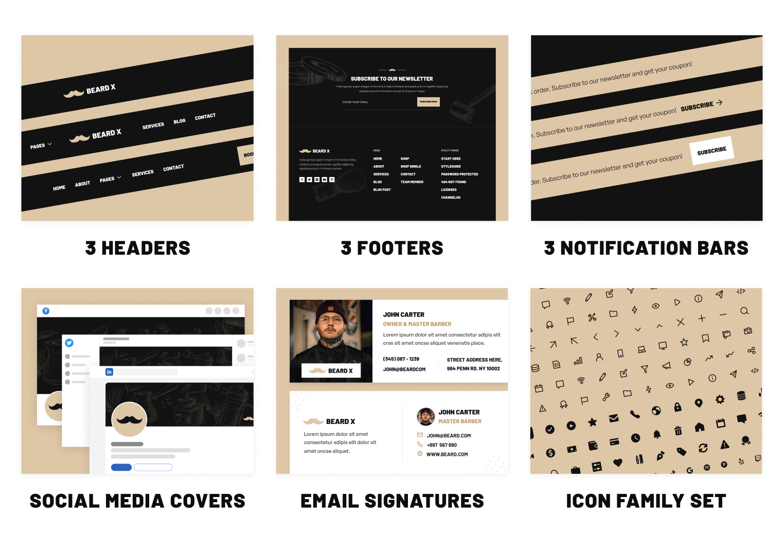 Beard X Barber Webflow Template Benefits