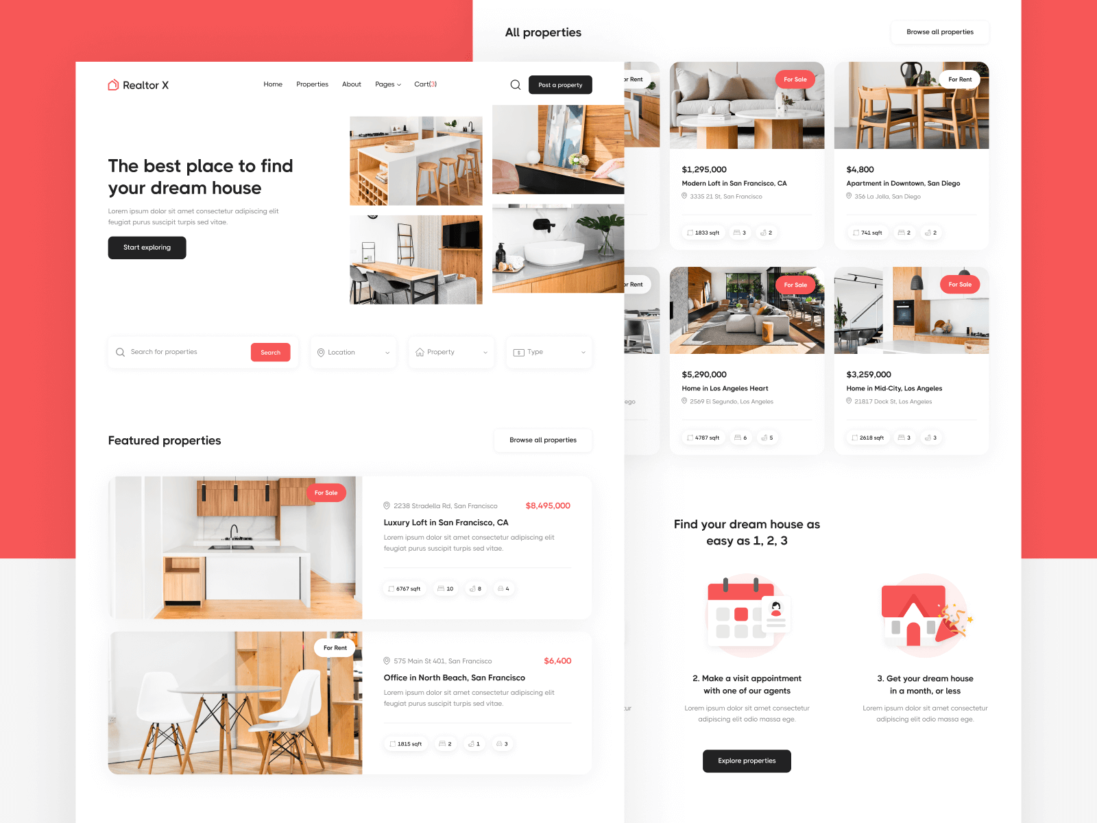 Template de Agente Inmobiliario para Webflow