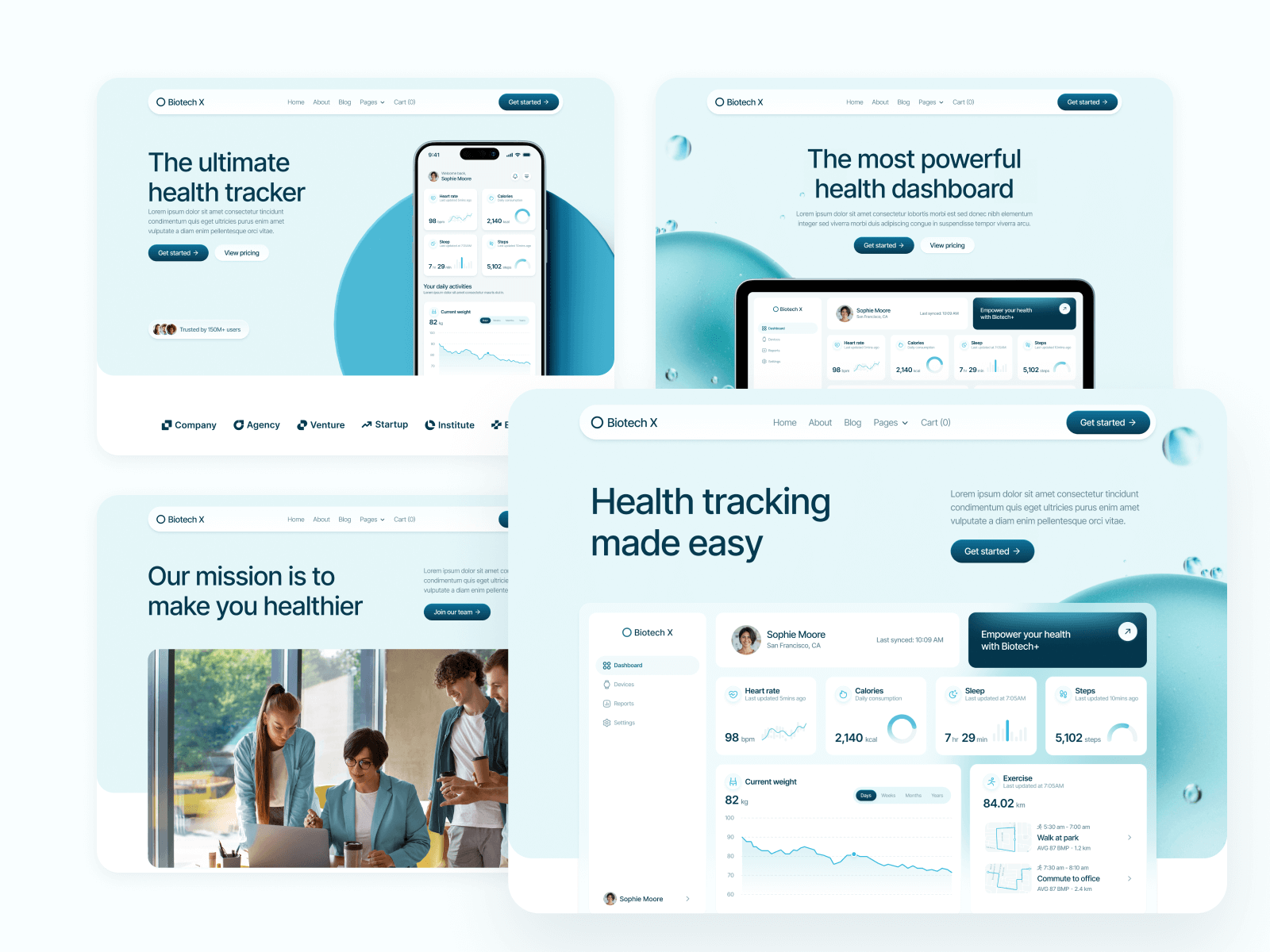 Plantilla para Webflow de Biotecnología