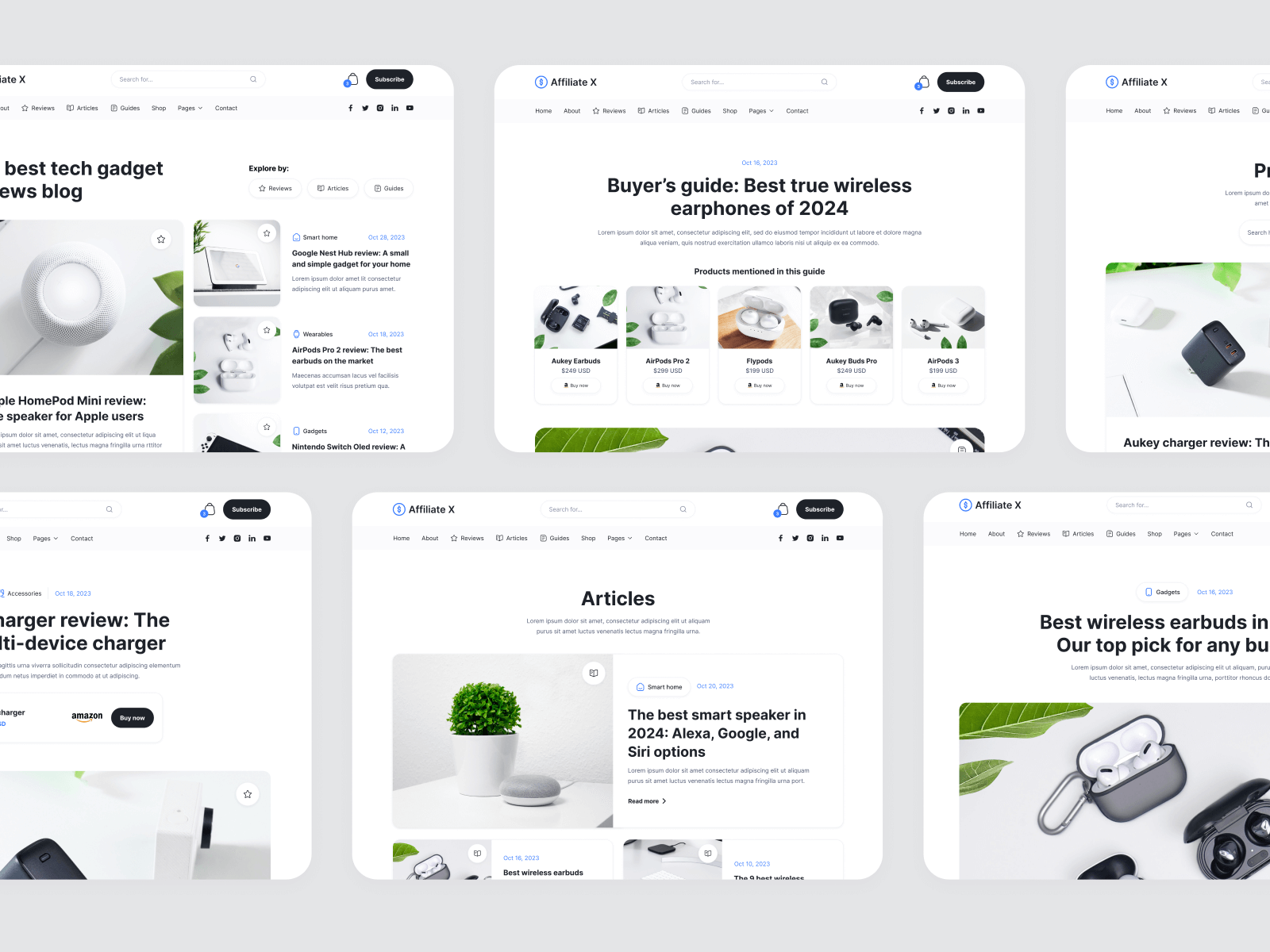 Plantilla de Blog Tech para Sitio Web en Webflow