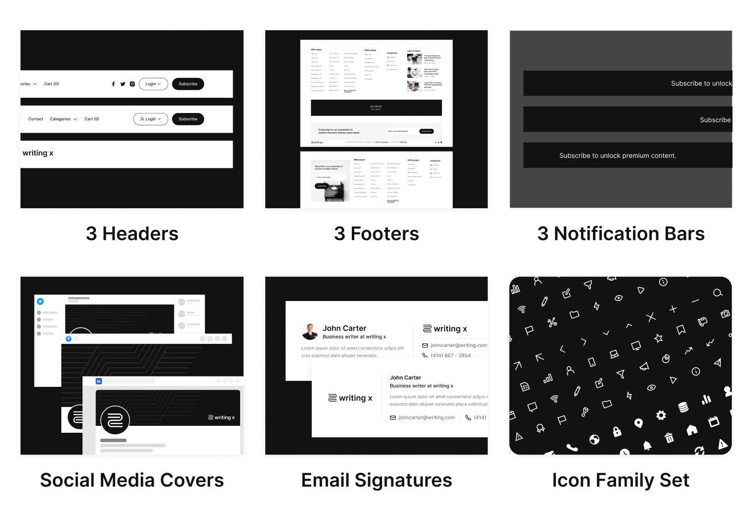 Writing X - Blog Site Webflow Template Benefits