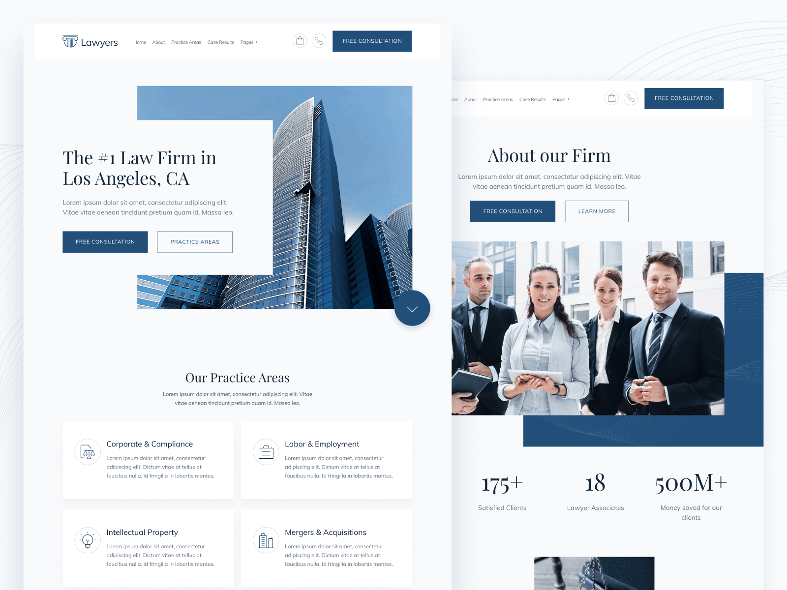 Plantilla de Bufete de Abogados para Webflow