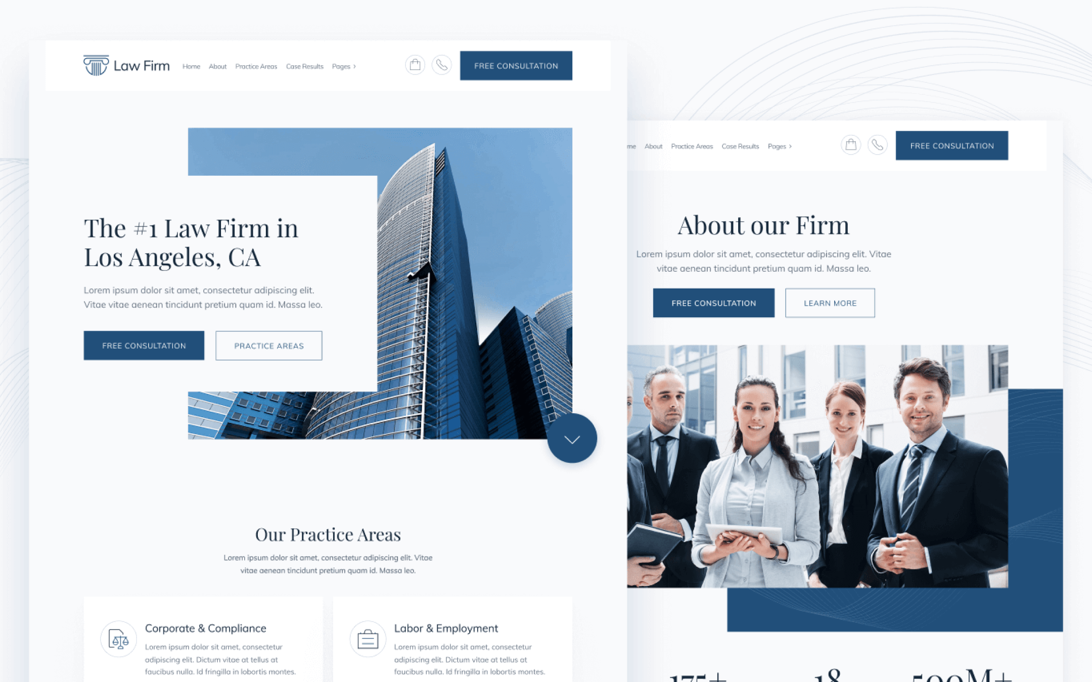 Plantilla de Bufete de Abogados para Webflow