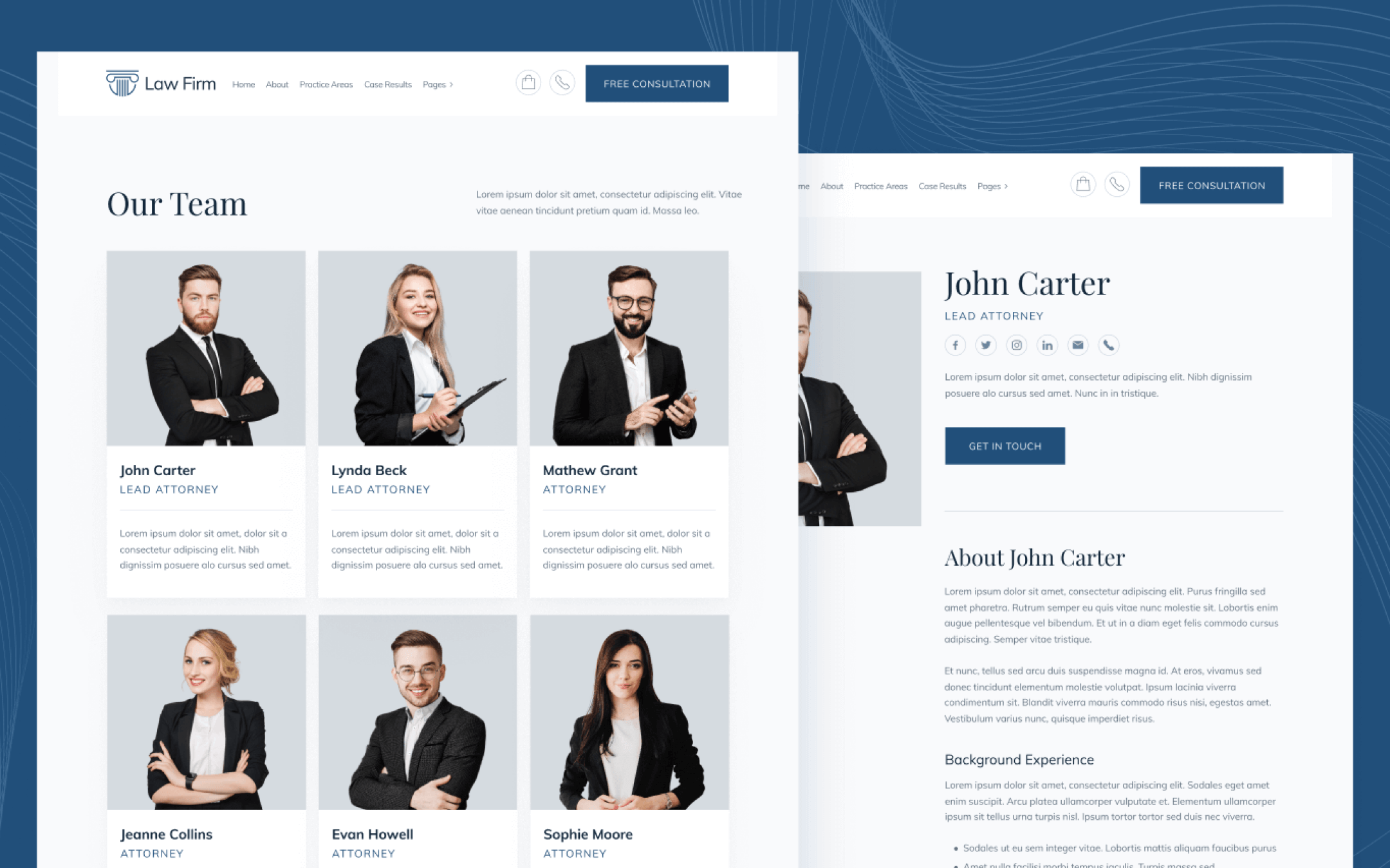 Lawyers Template para Webflow