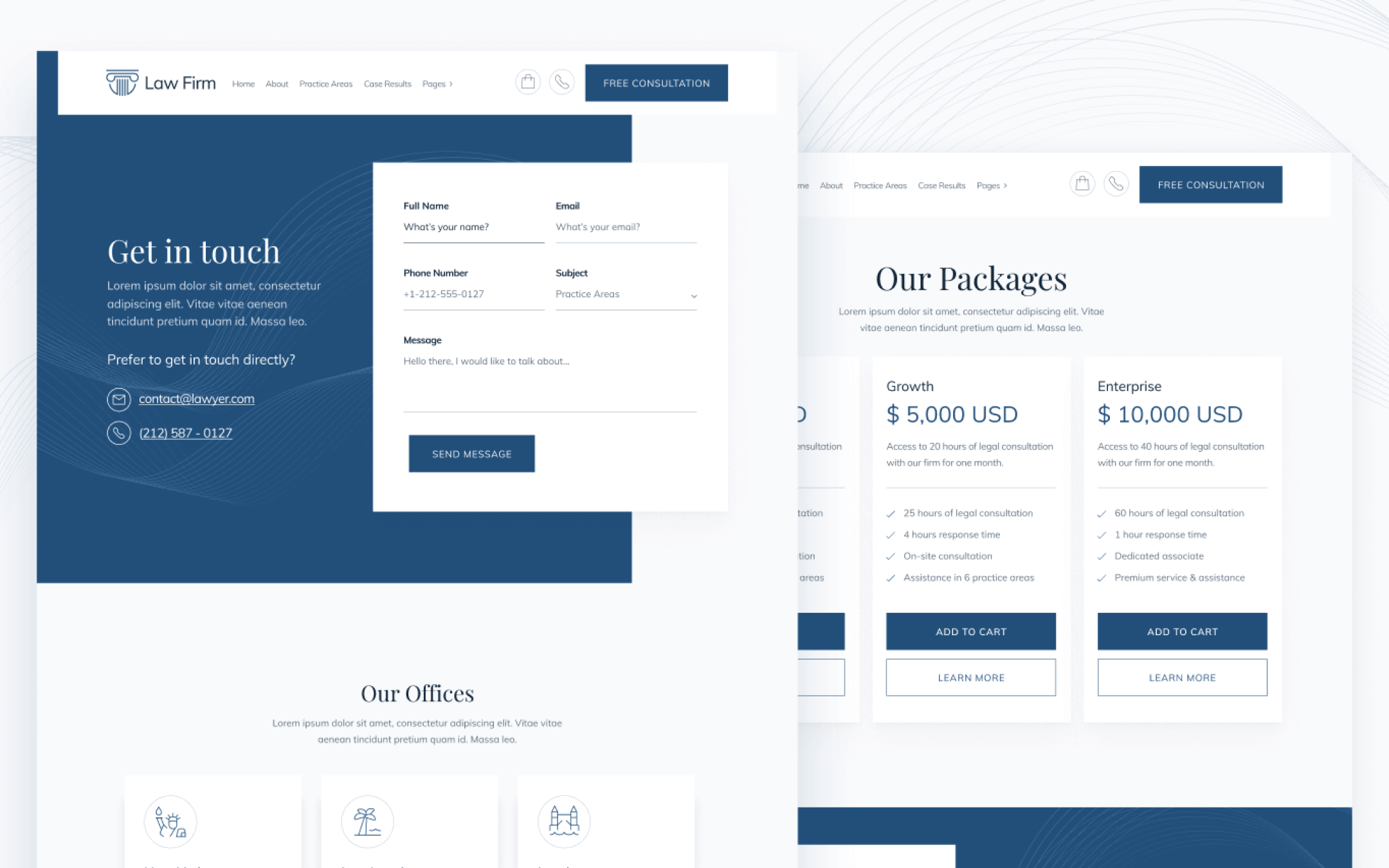 Lawyers Template para Webflow