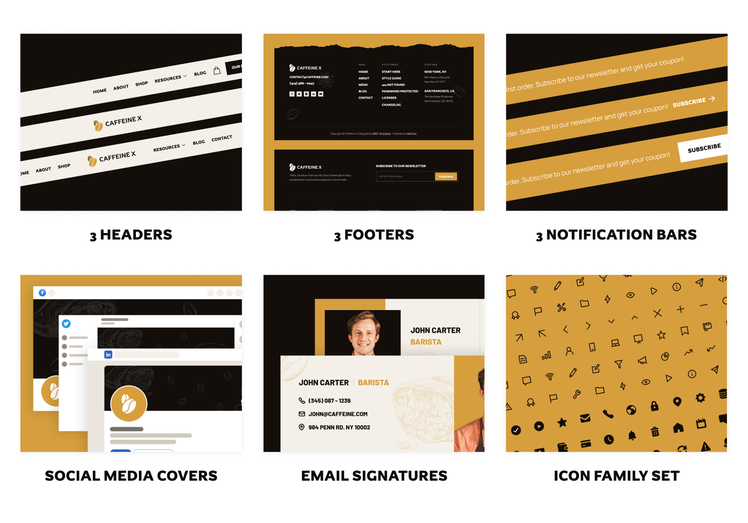 Coffeeshop Webflow Template Benefits