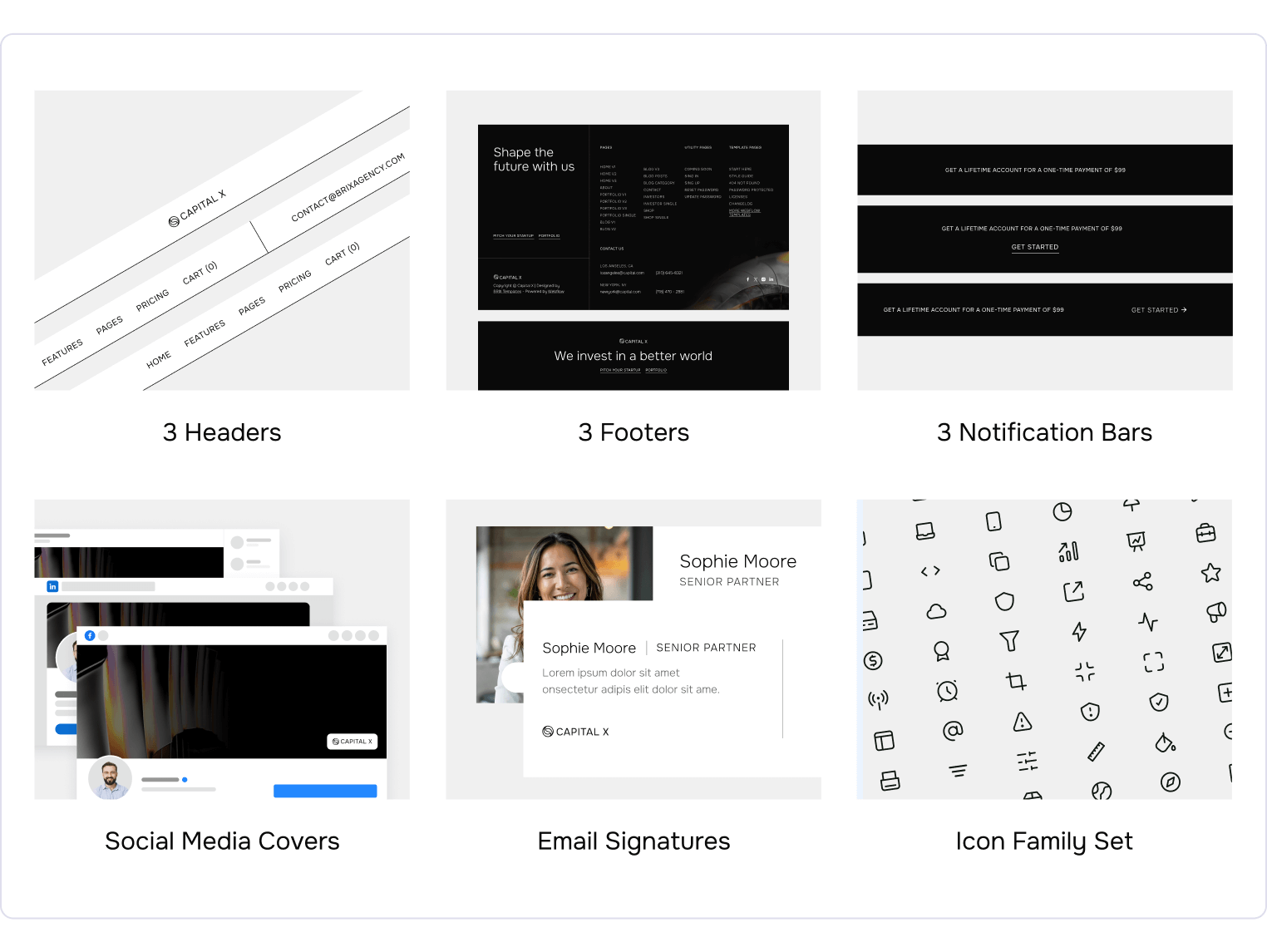 Capital X - Venture Capital Webflow Template Benefits