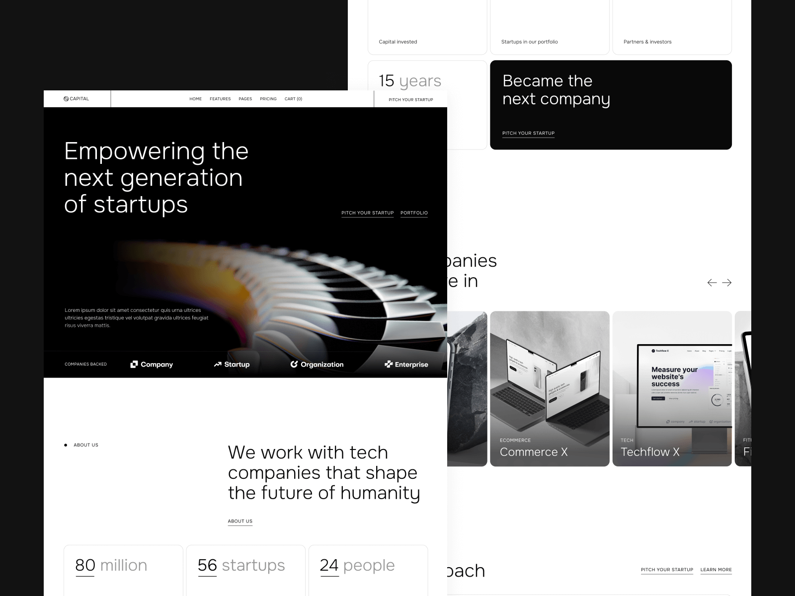 Template de Firma de Inversión para Webflow