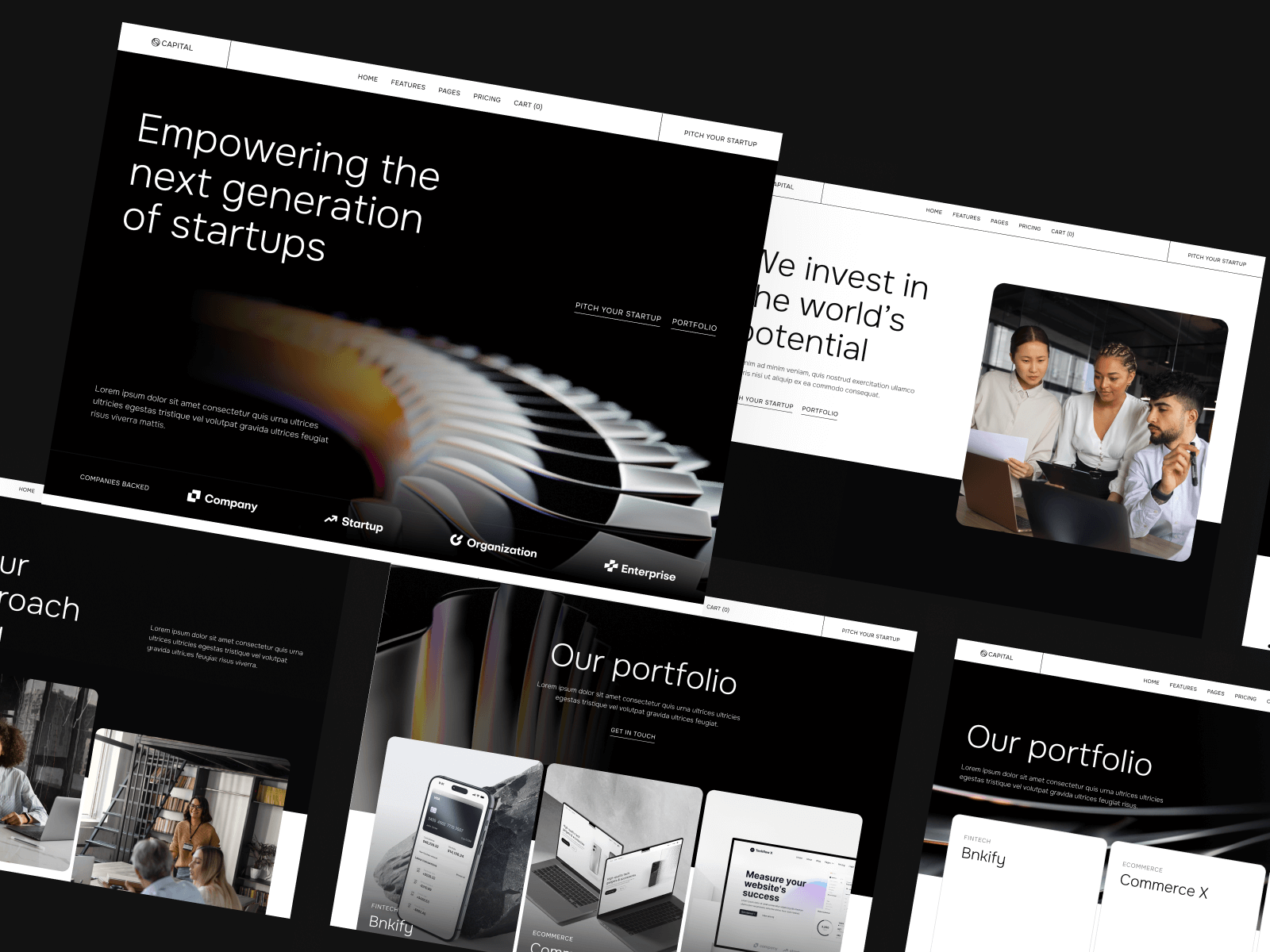 Plantilla para Webflow de Capital de Riesgo