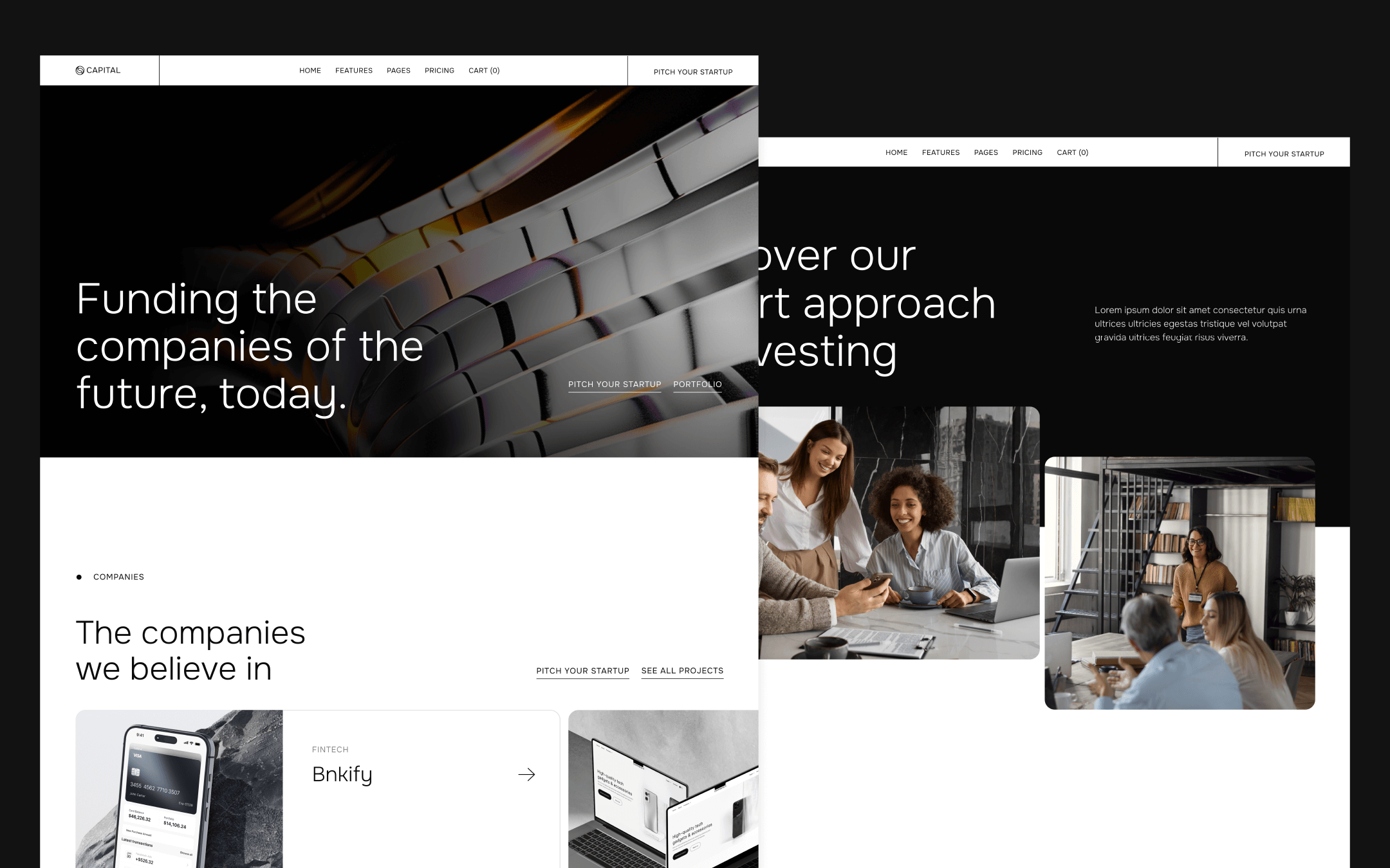 Capital Template para Webflow
