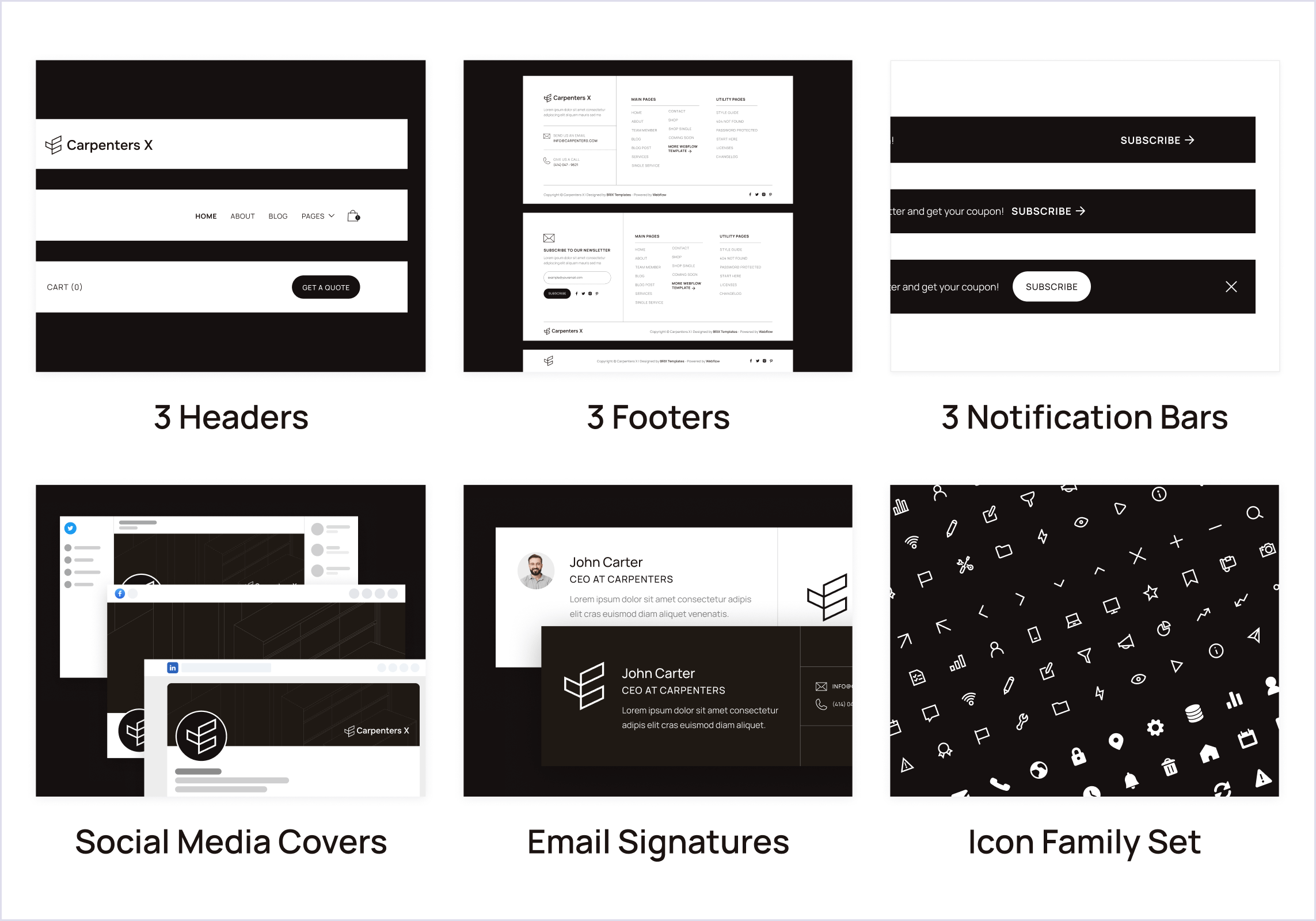 Carpenters - Carpentry Webflow Template Benefits