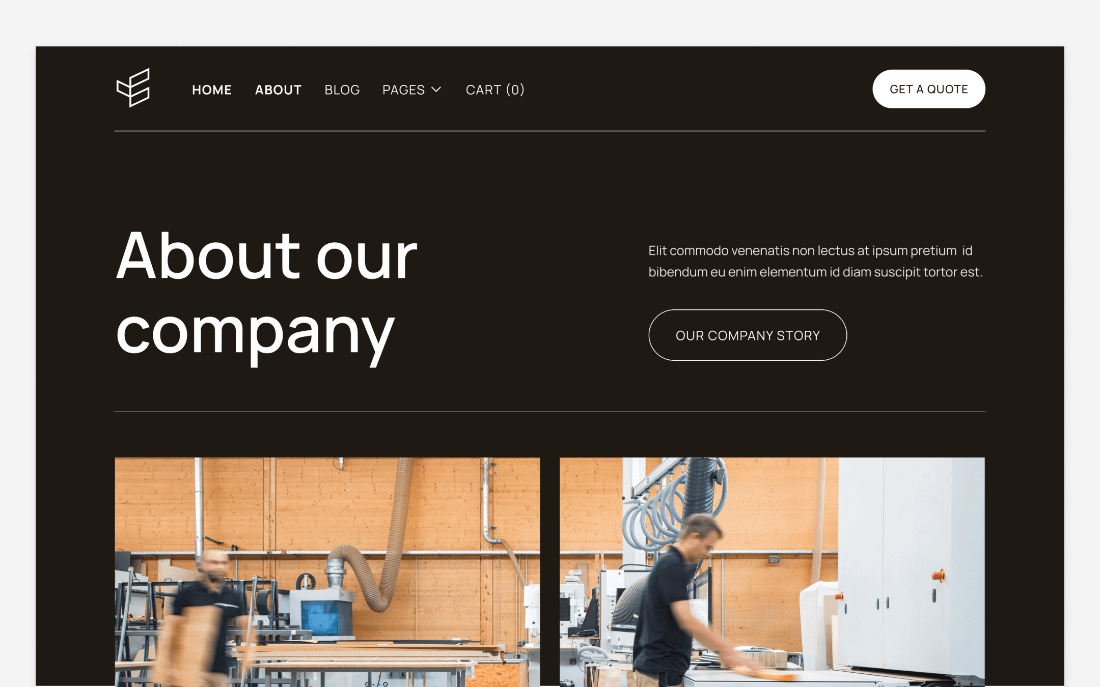 Carpenters X Template para Webflow