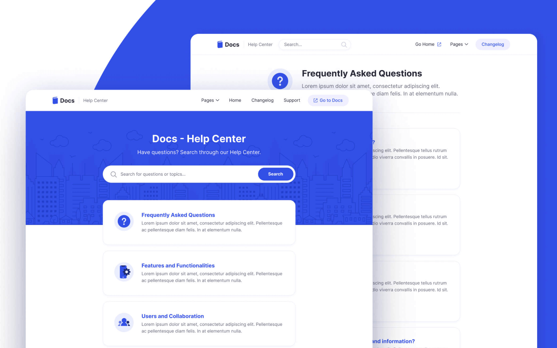 Plantilla de Centro de Ayuda para Webflow