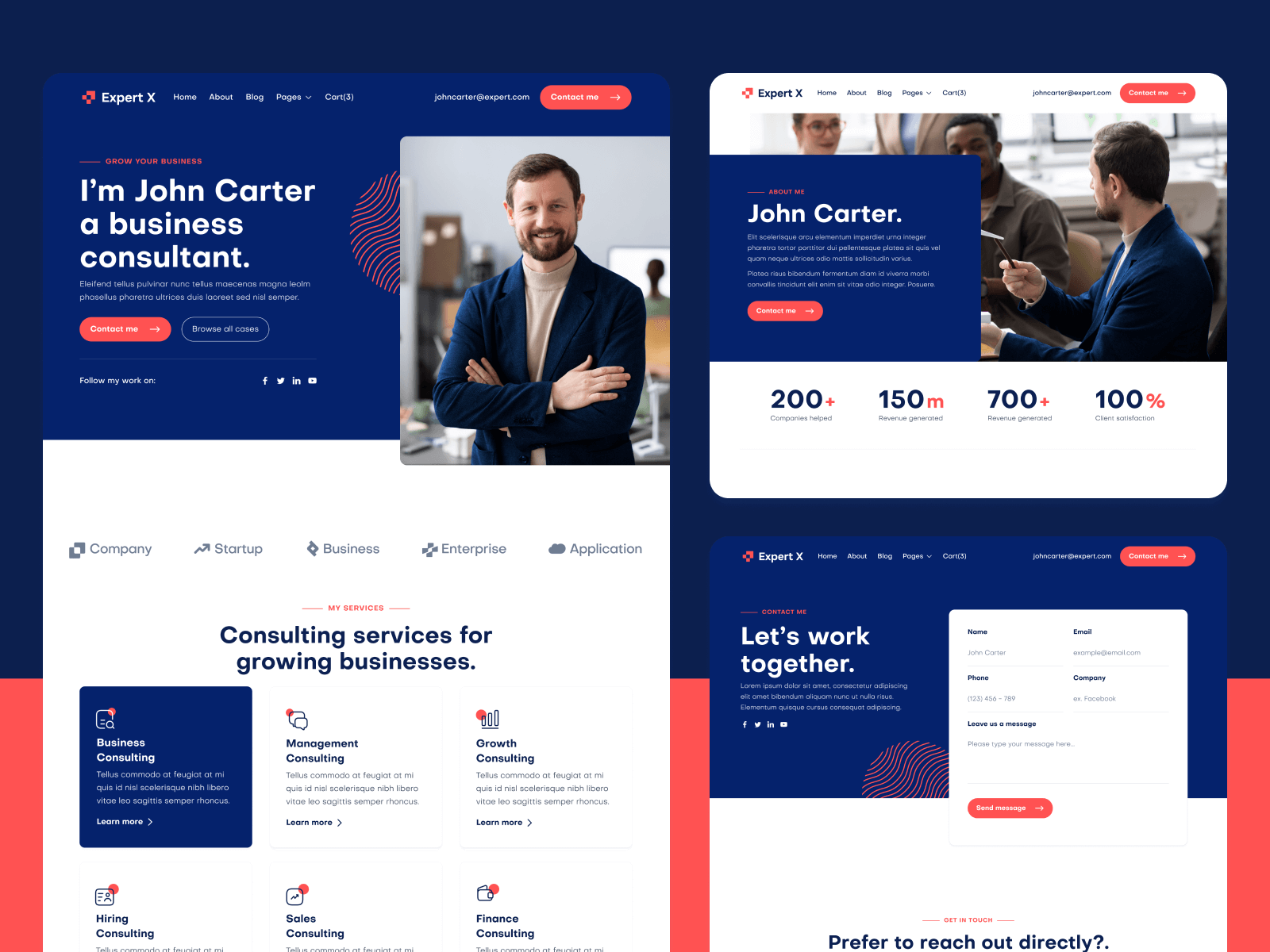 Plantilla para Webflow de Coach de Negocios